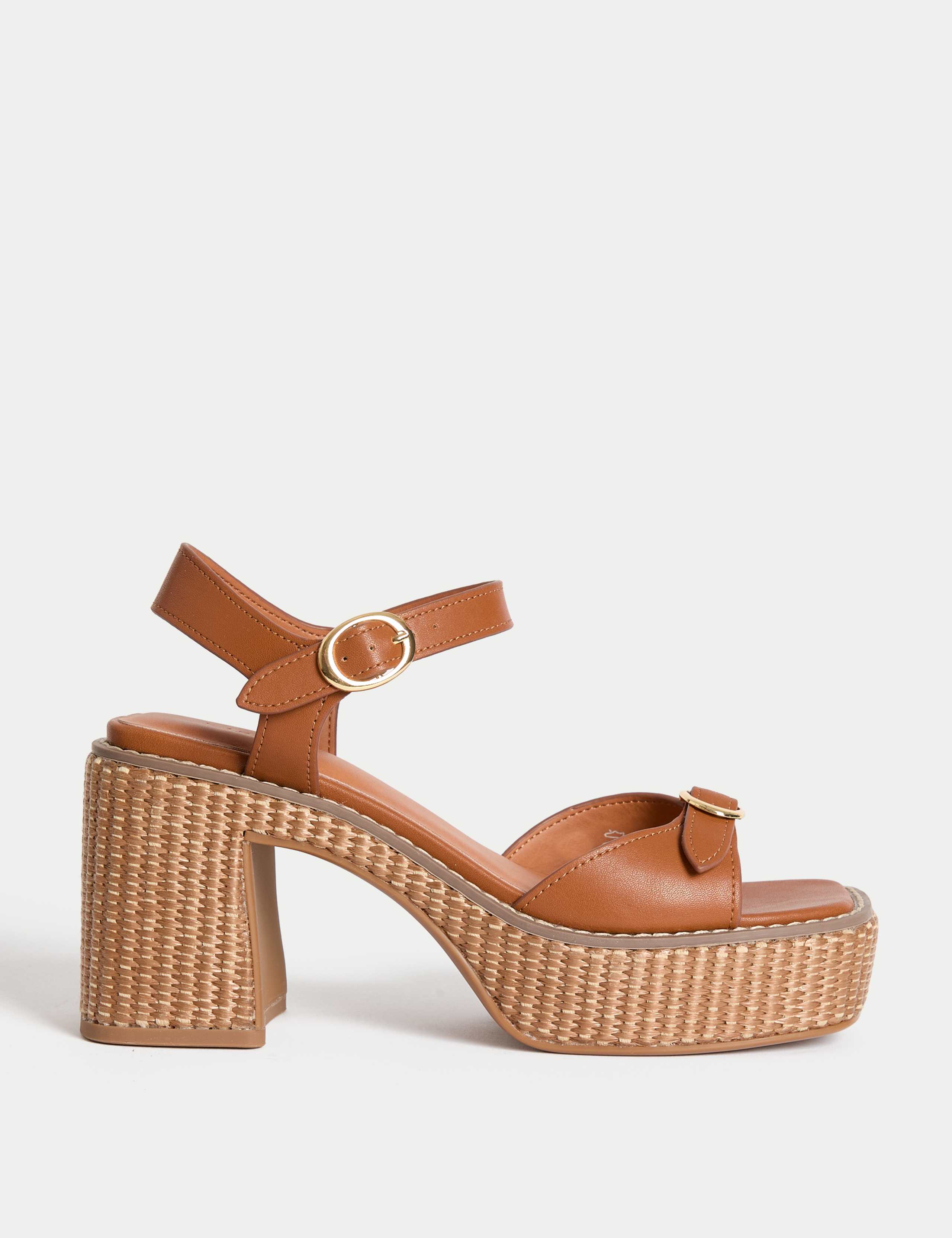 Buckle Platform Sandals