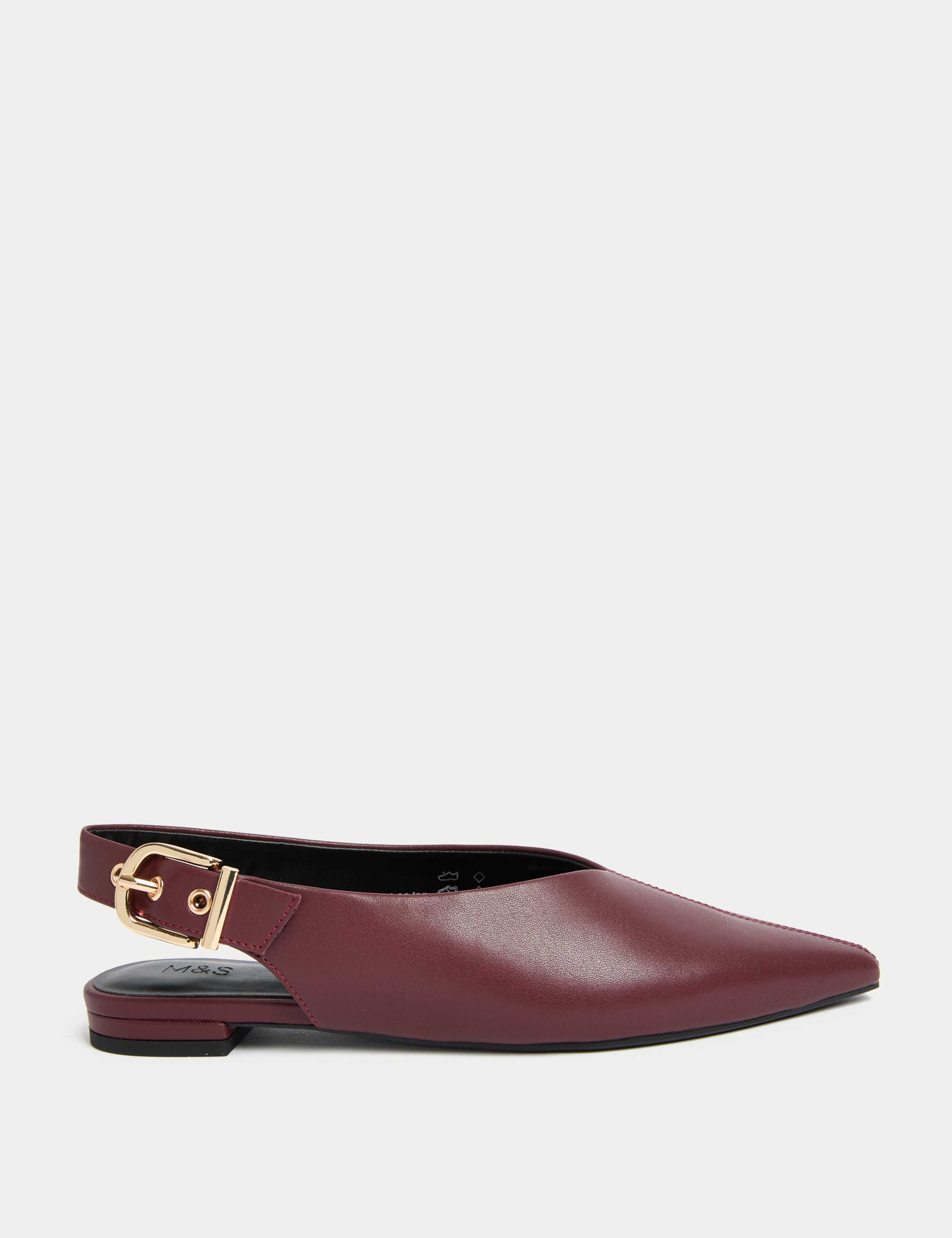 Flat Pointed Slingback Shoes