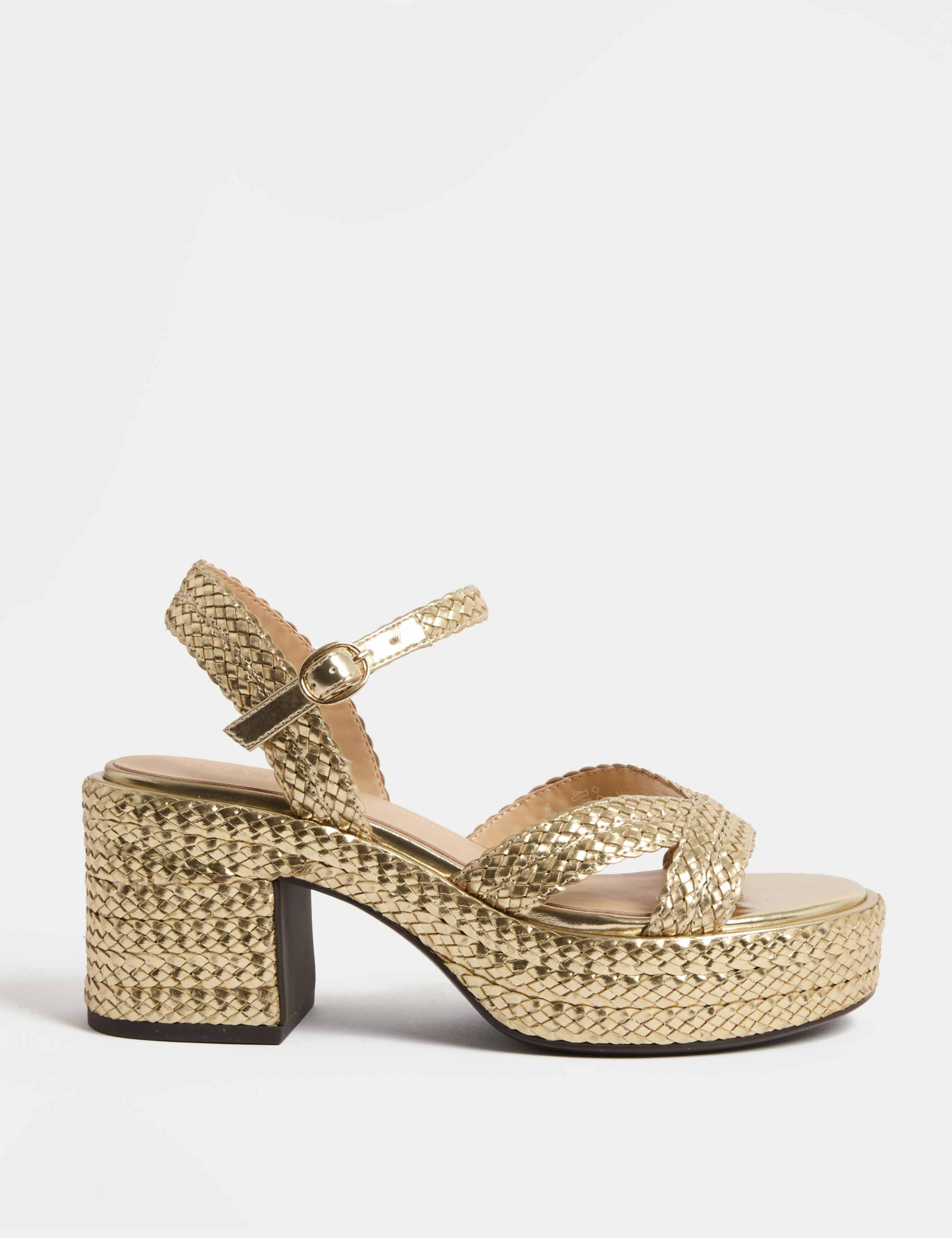 Buckle Platform Sandals