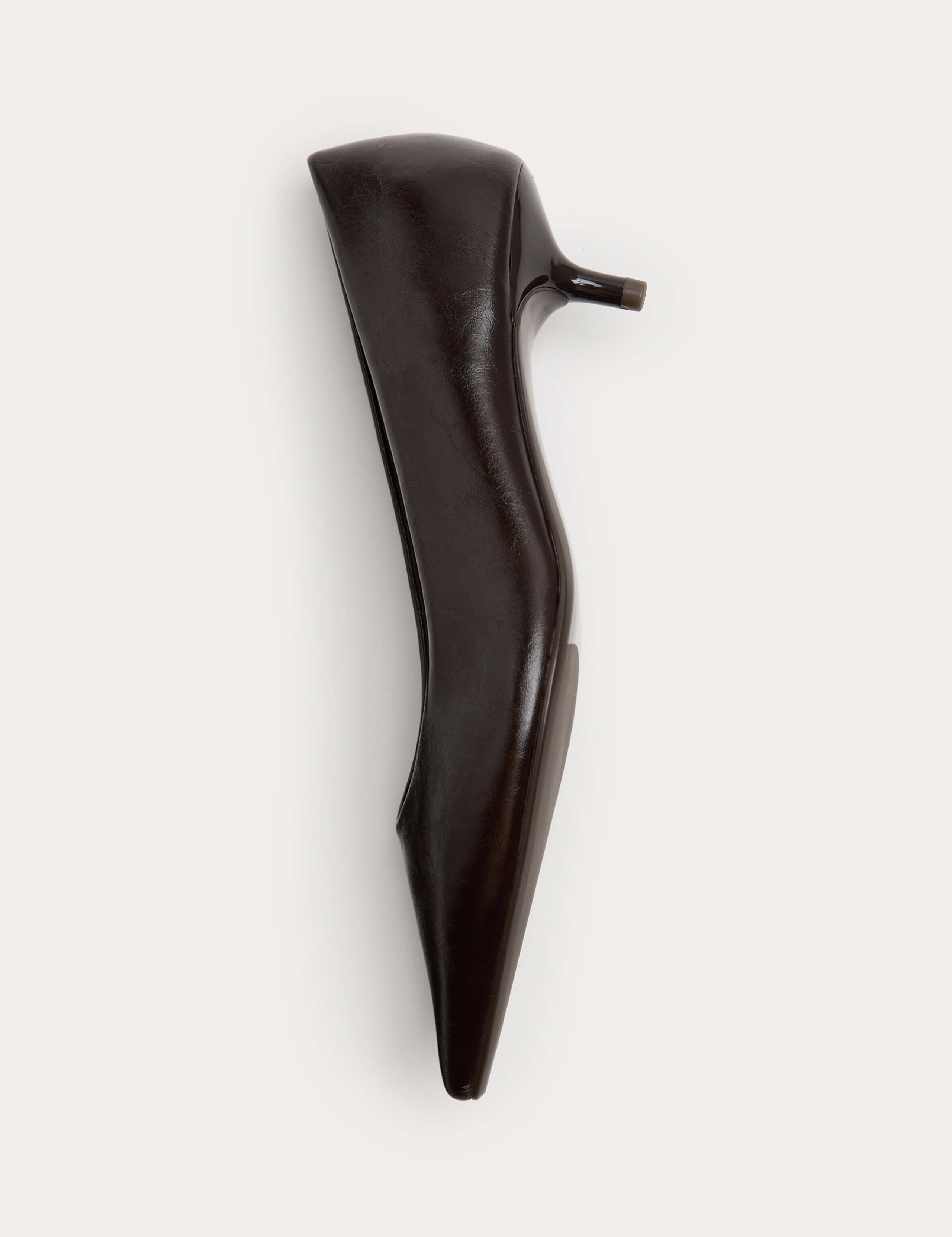 Kitten Heel Pointed Court Shoes