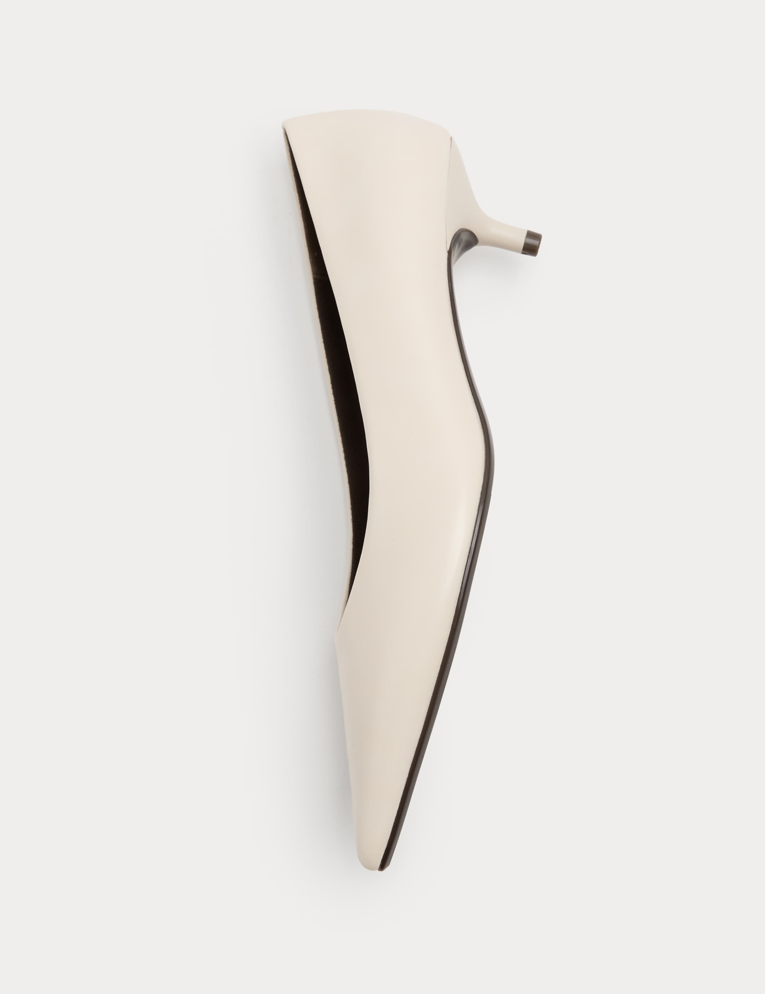 Kitten Heel Pointed Court Shoes