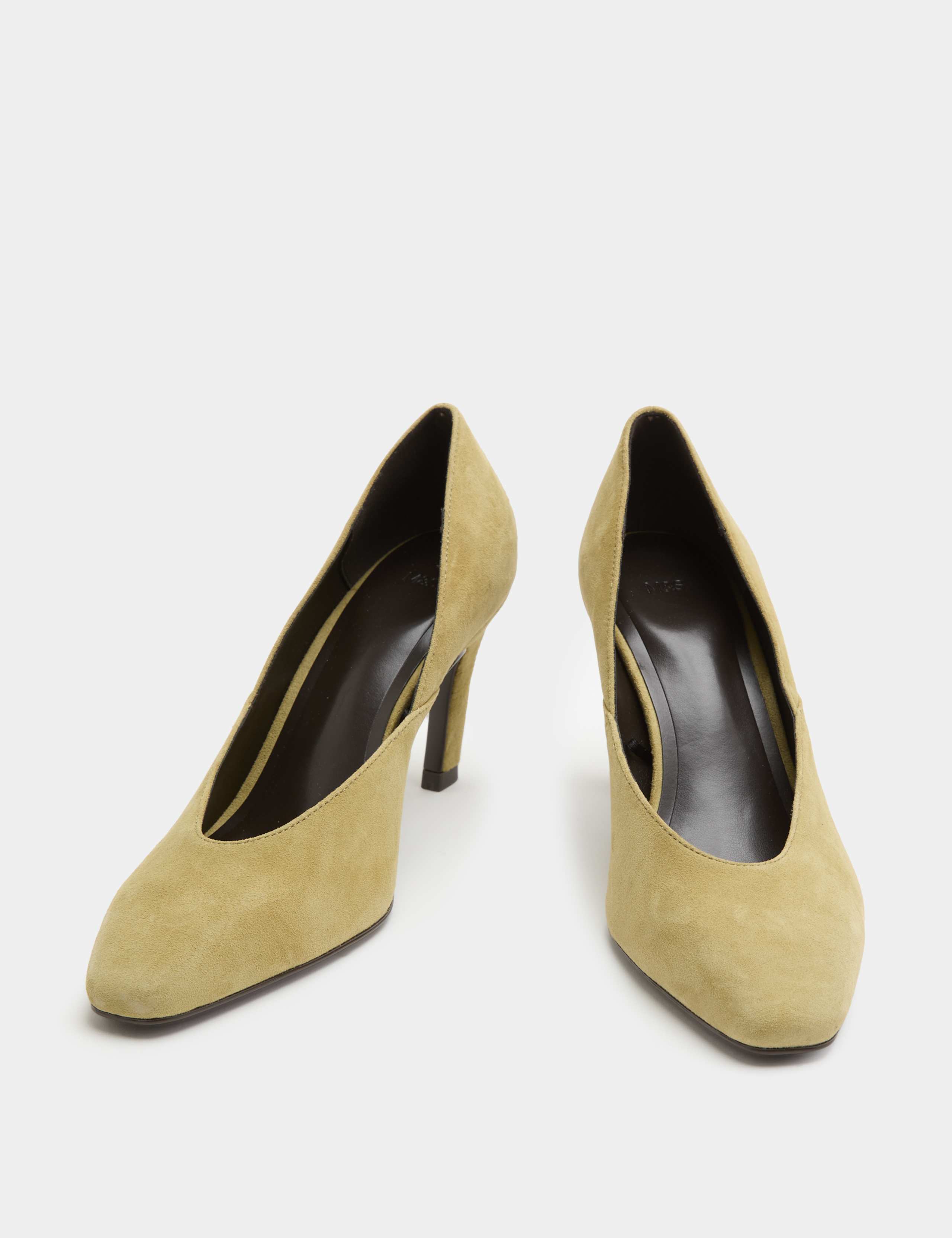 Suede Stiletto Heel Court Shoes