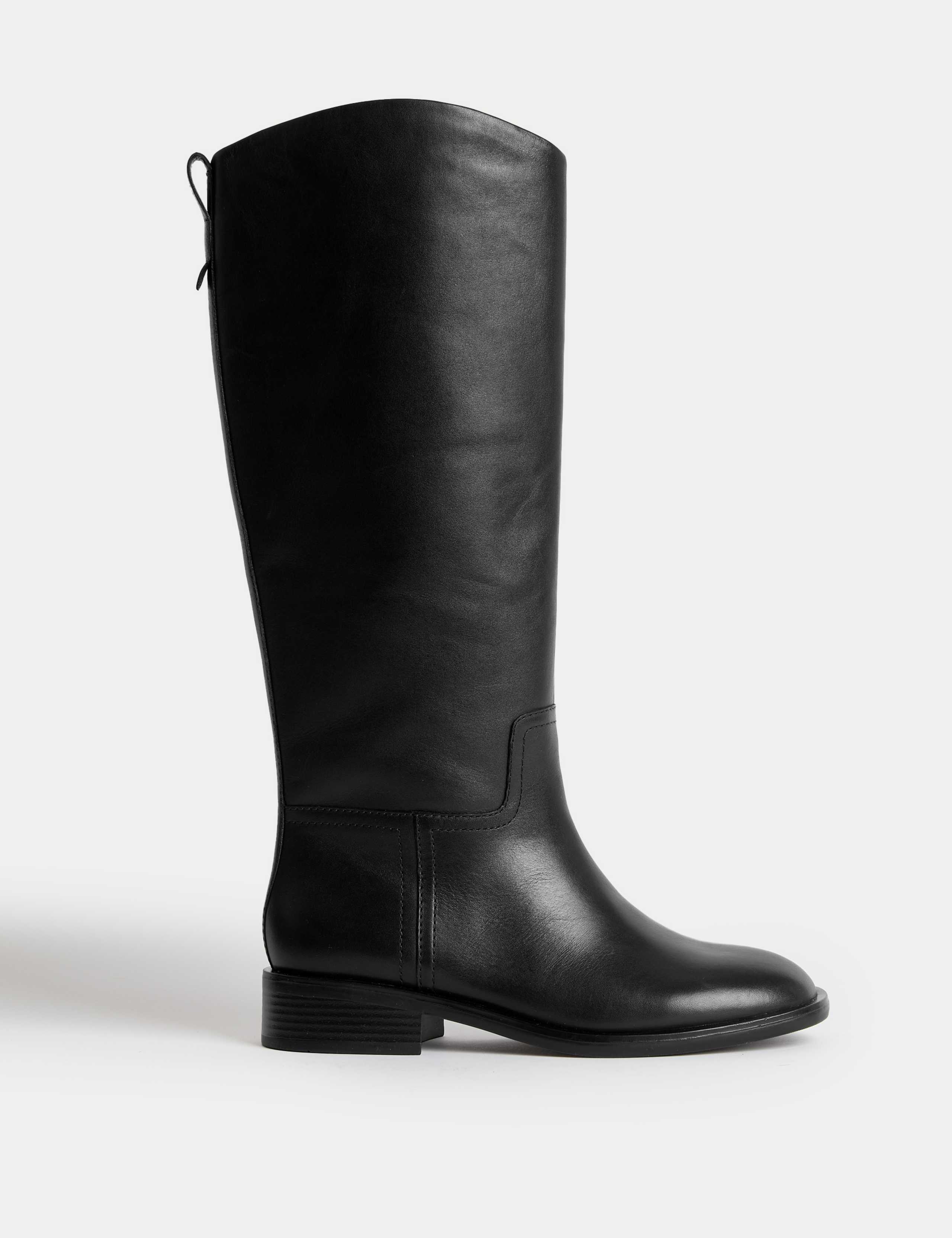 Leather Riding Knee High Boots