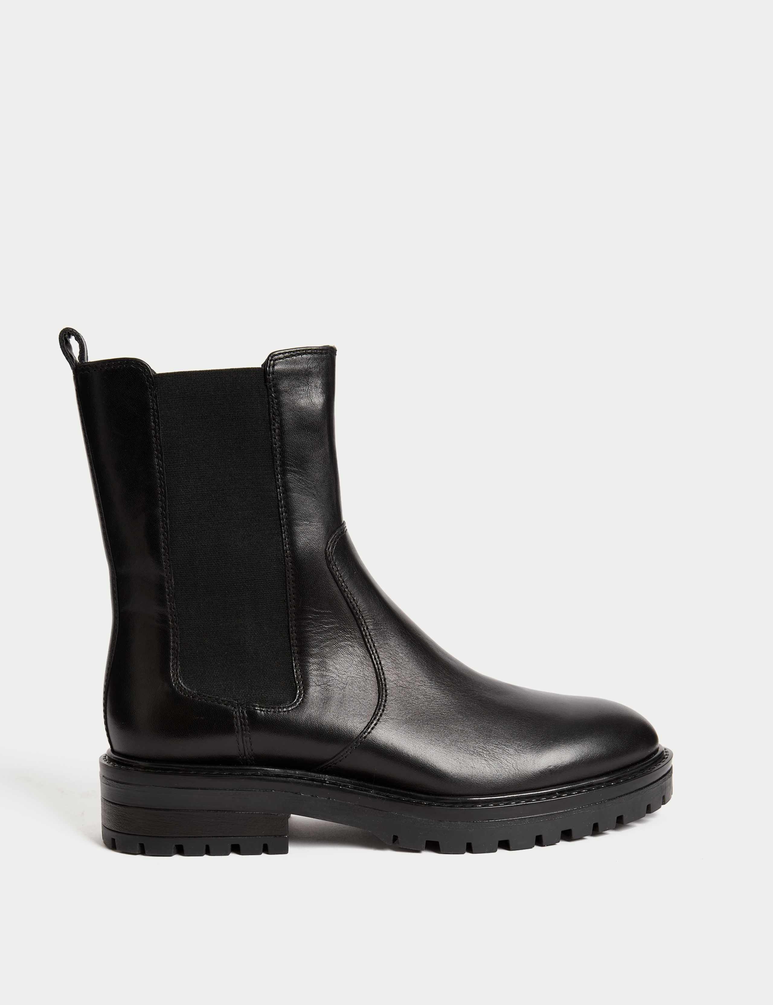 Leather Chelsea Ankle Boots