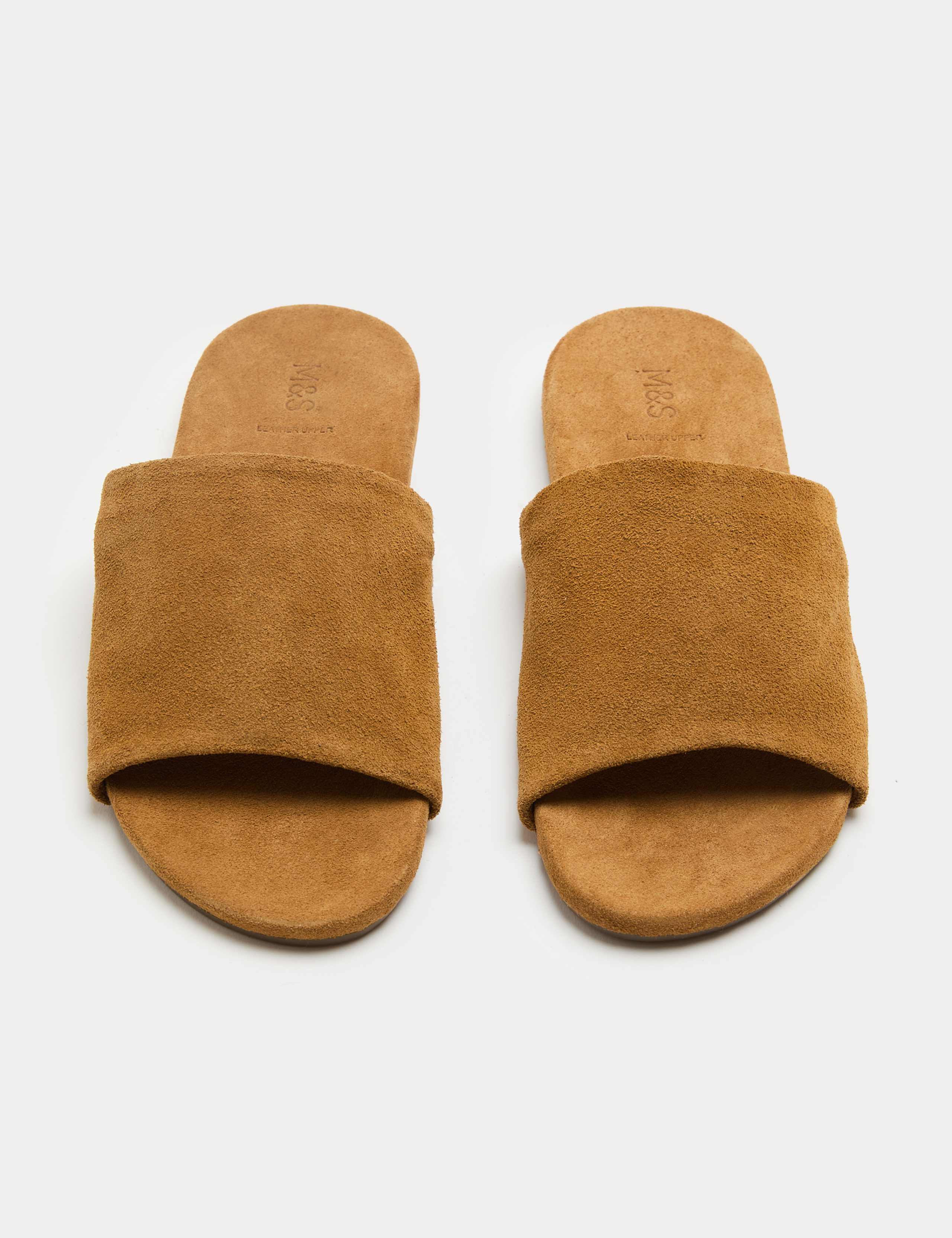 Suede Flat Mules