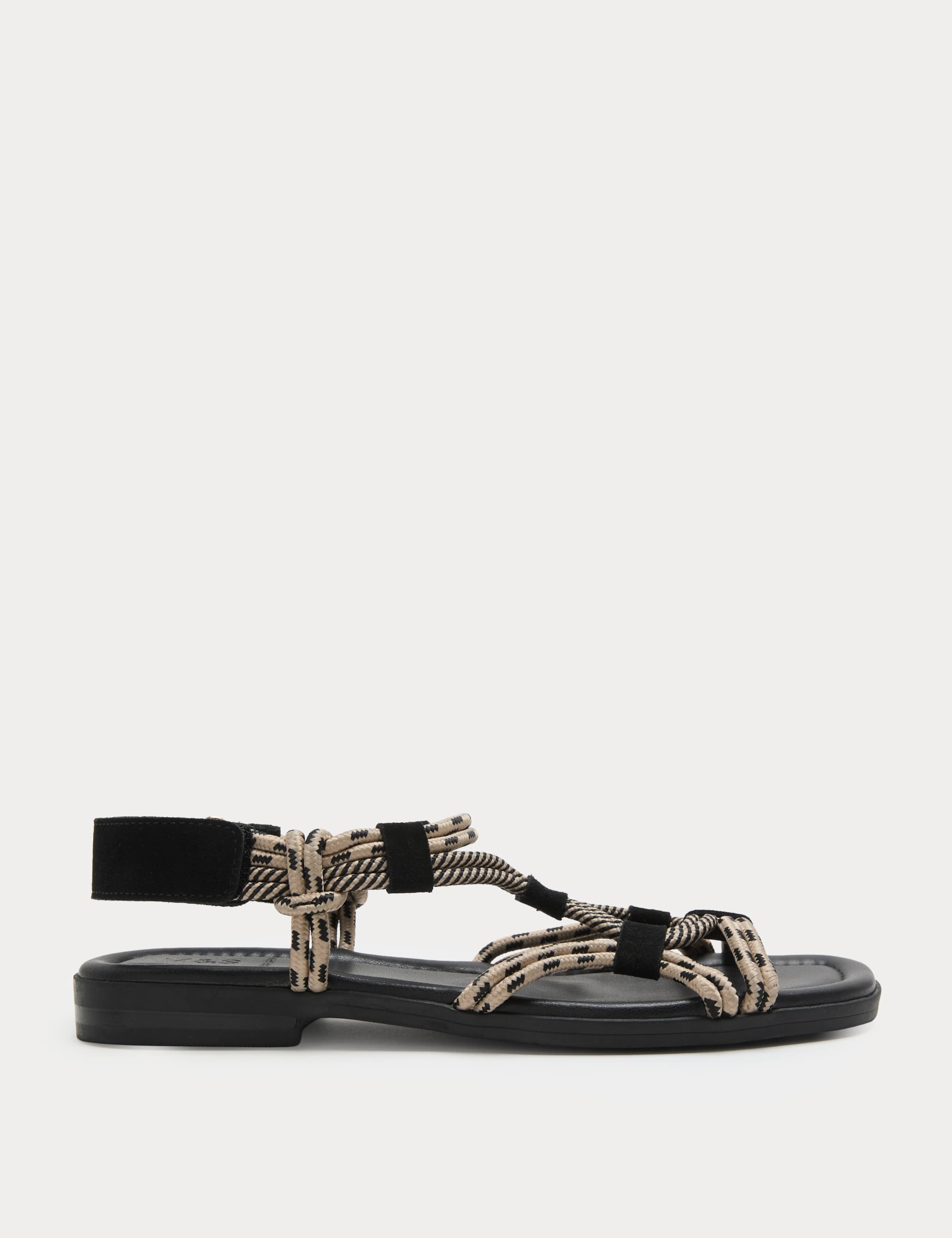 Rope Detail Strappy Gladiator Sandals