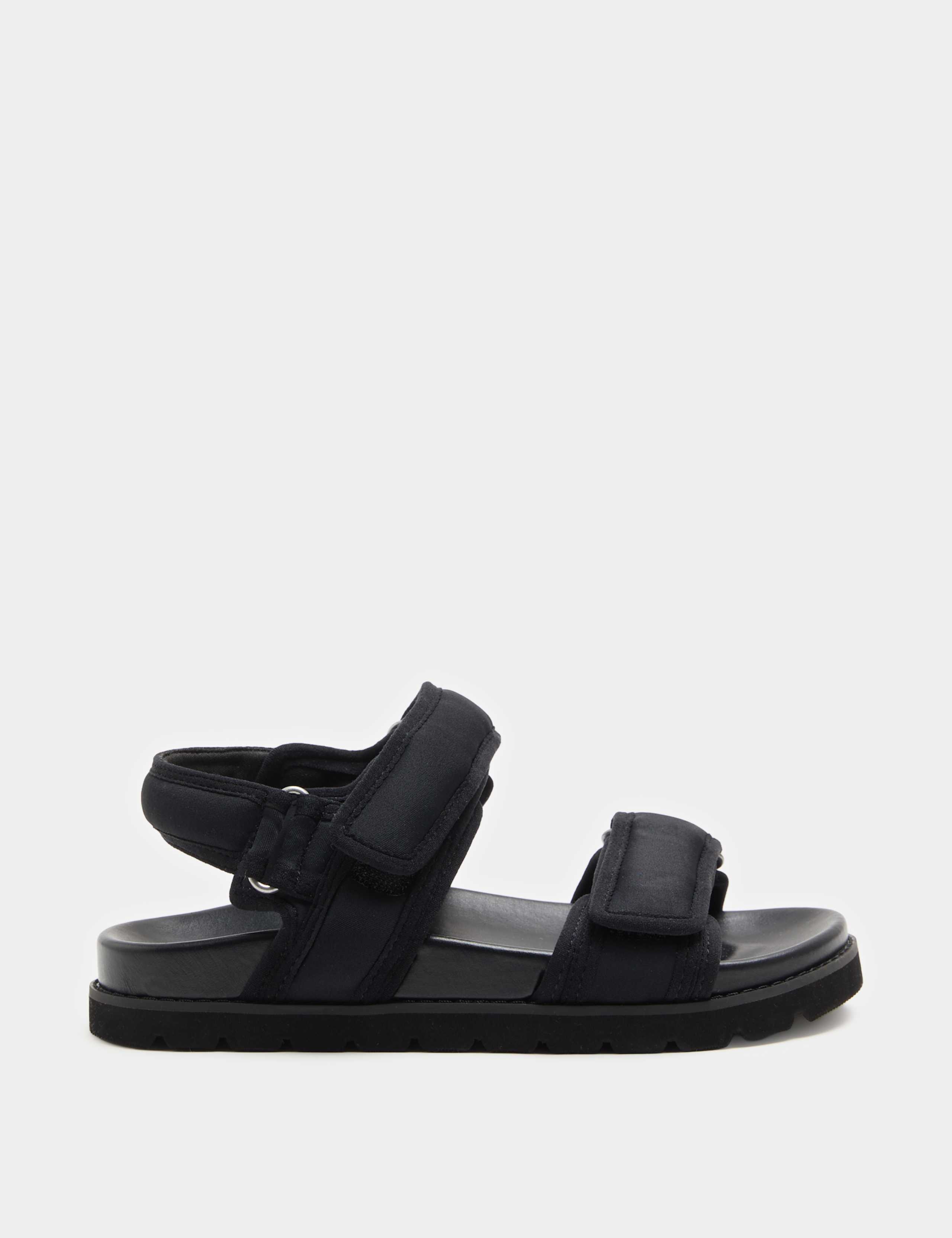 Double Strap Chunky Footbed Sandals