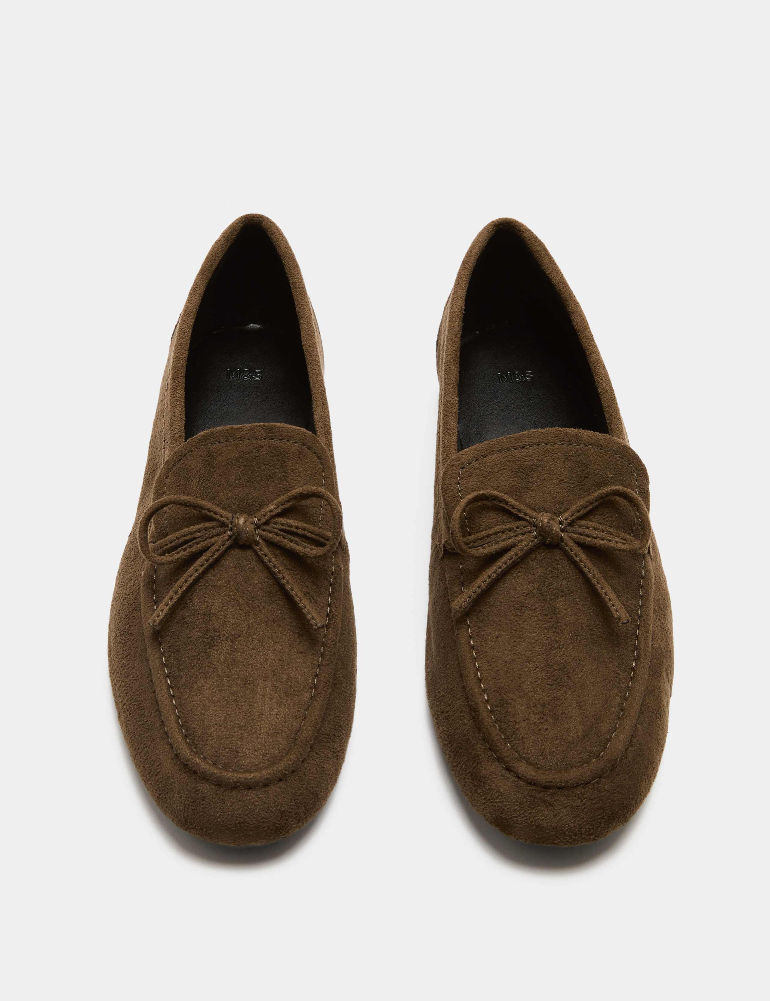 Bow Flat Loafer Pumps