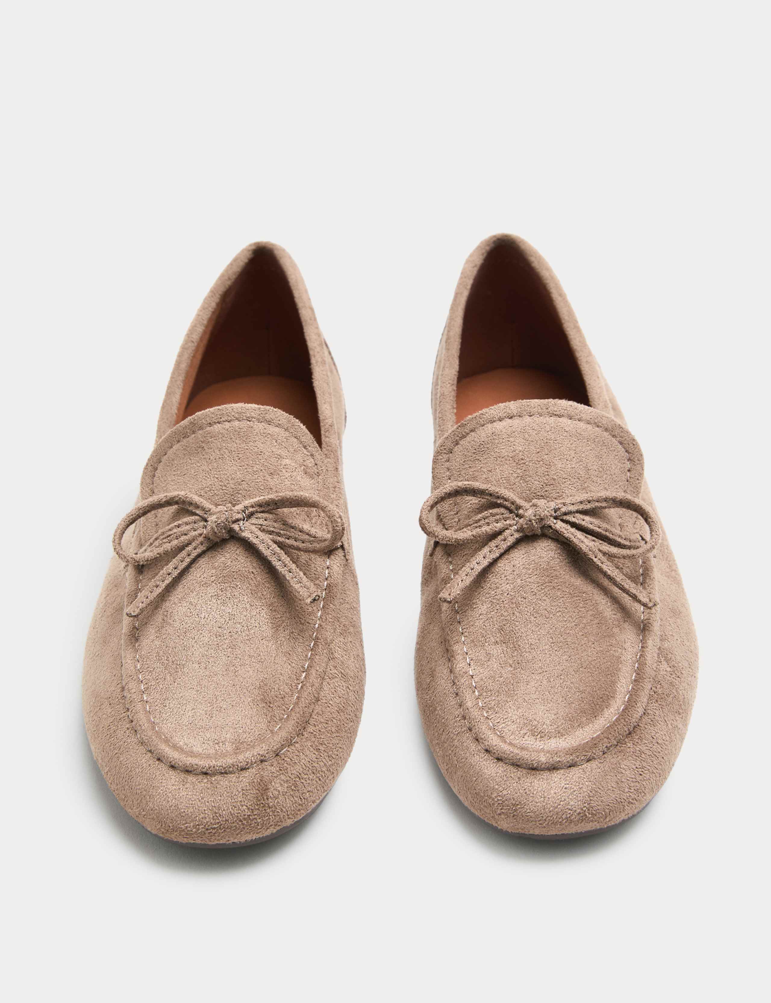 Bow Flat Loafer Pumps