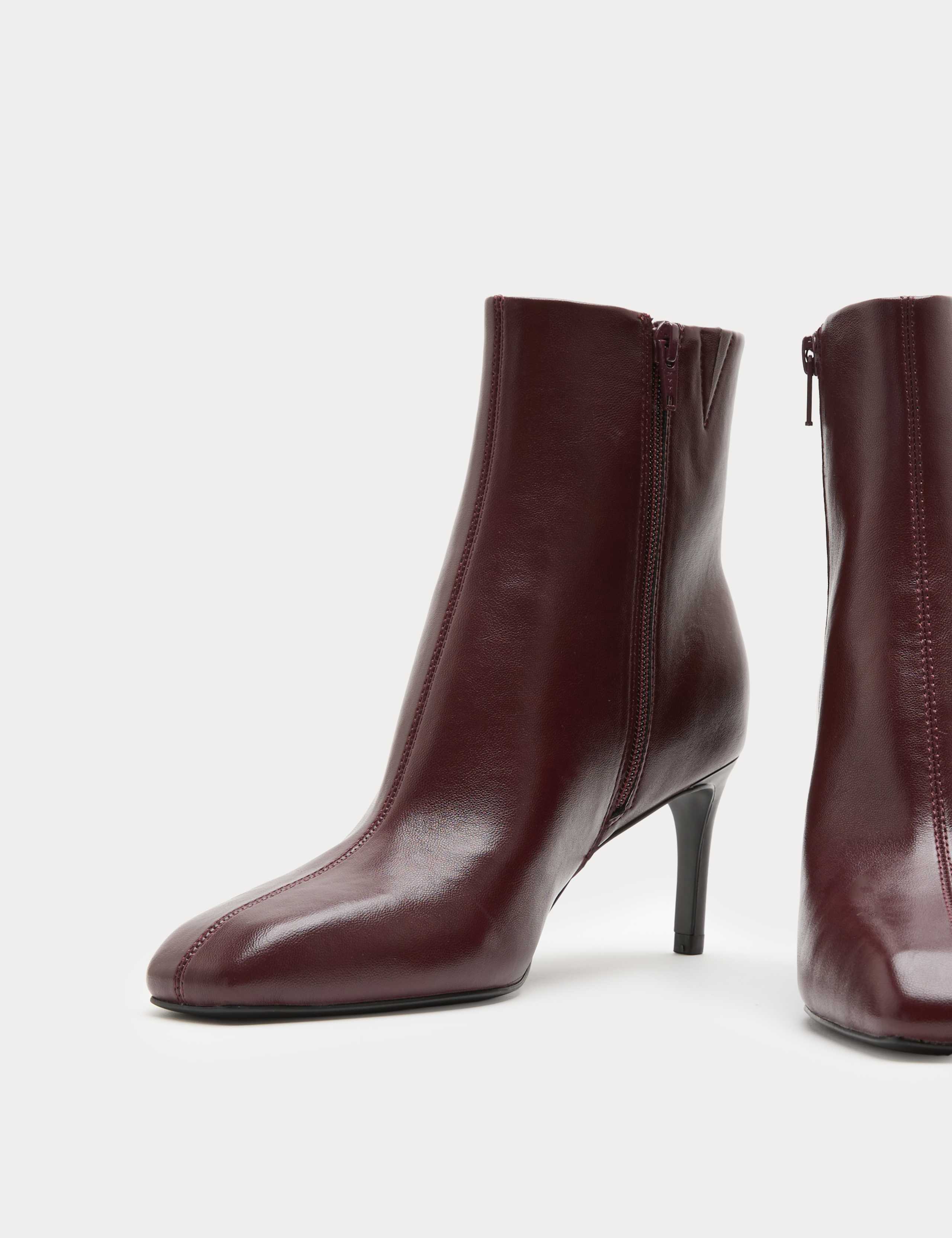 Stiletto Heel Chisel Toe Ankle Boots