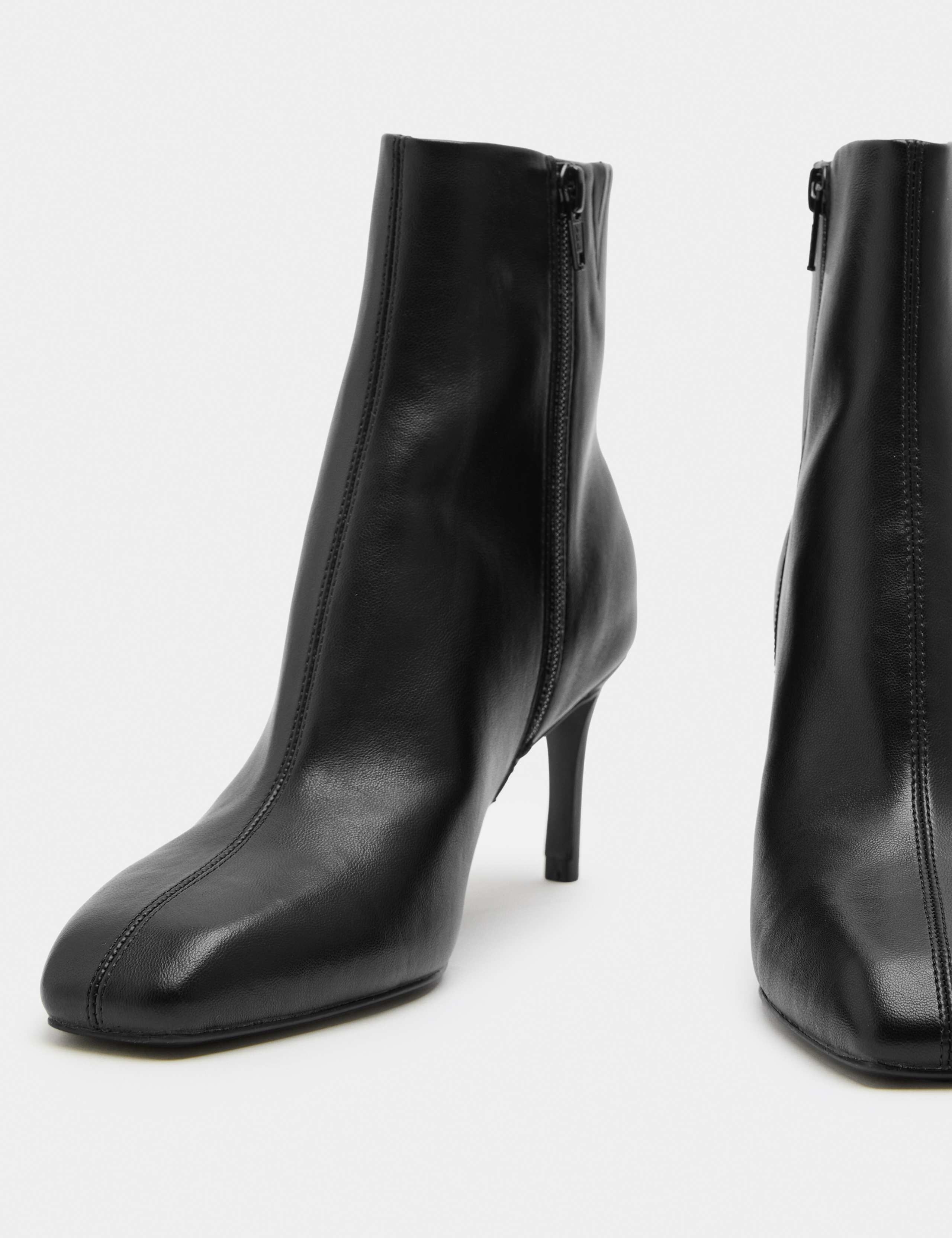Stiletto Heel Chisel Toe Ankle Boots