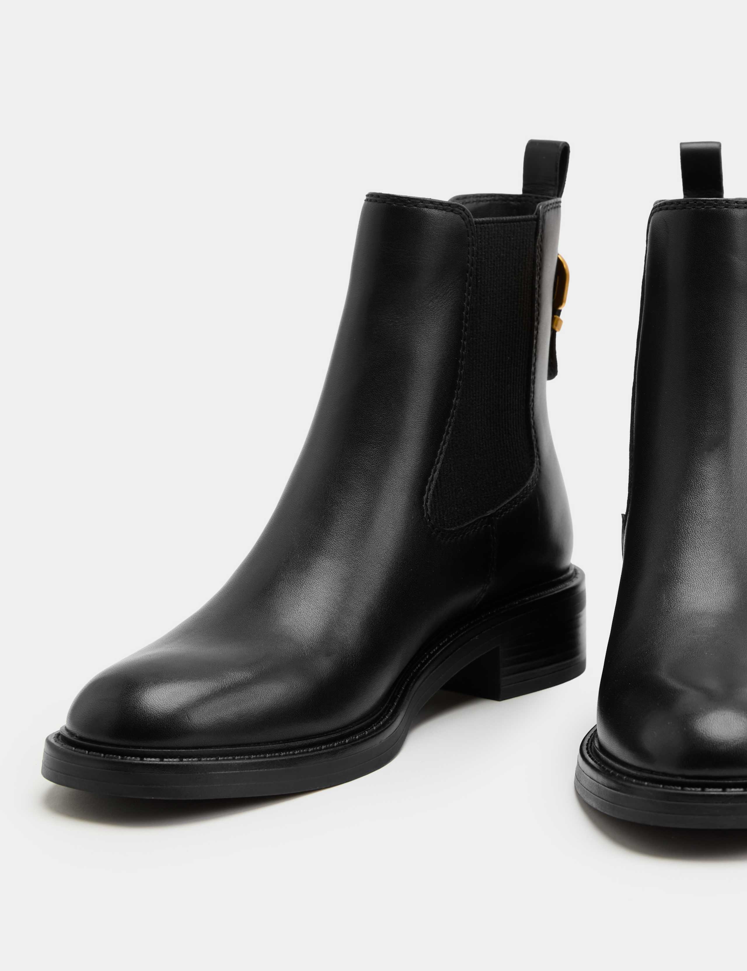 Leather Chelsea Ankle Boots