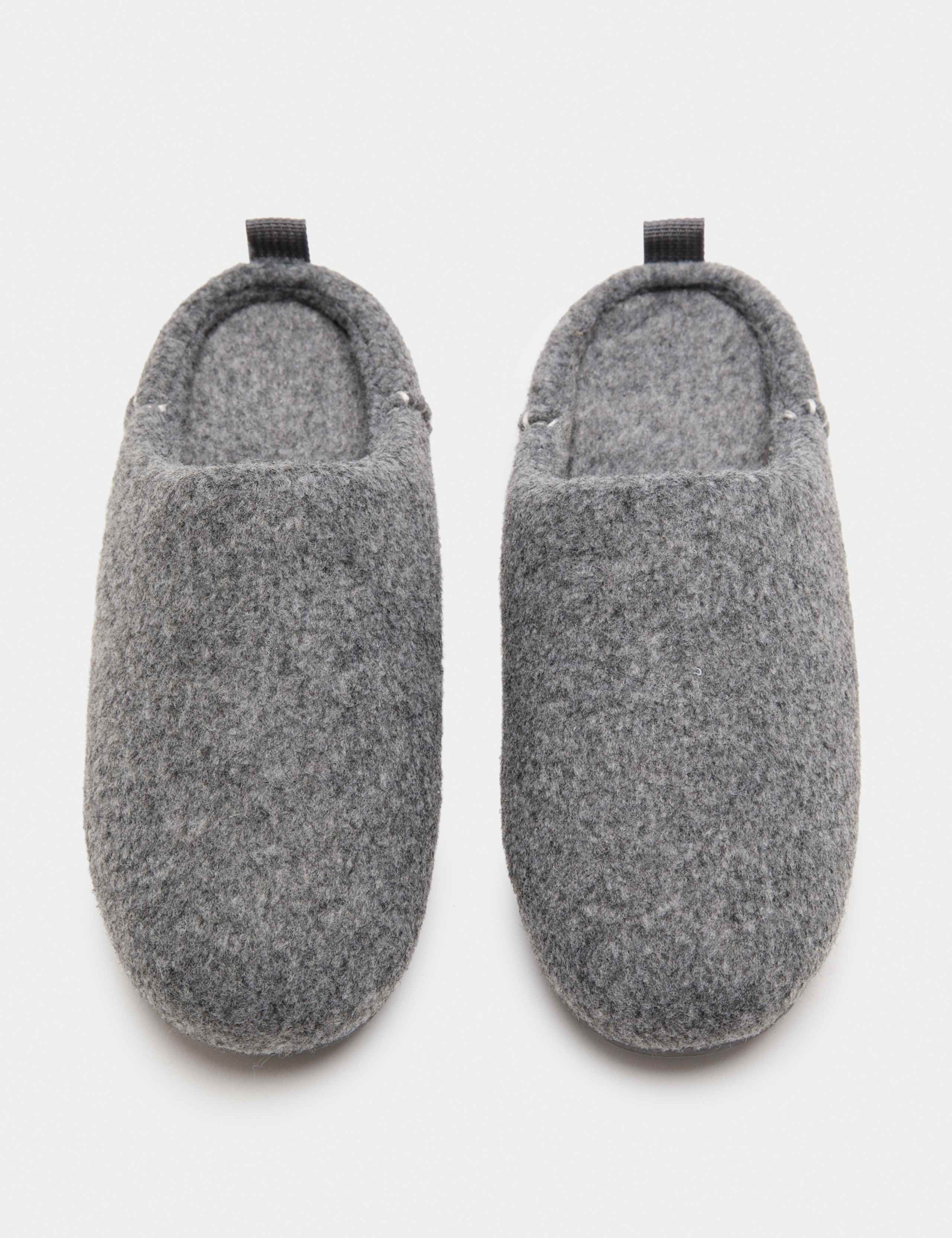 Felt Back Tab Mule Slippers