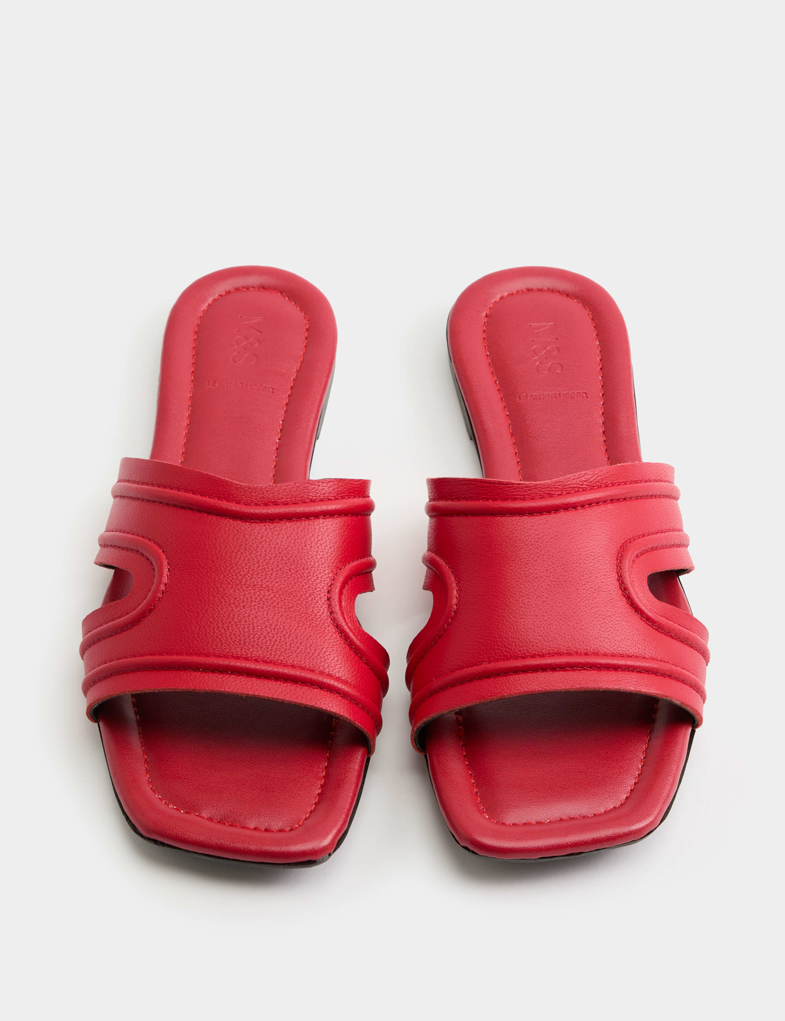 Leather Flat Mules
