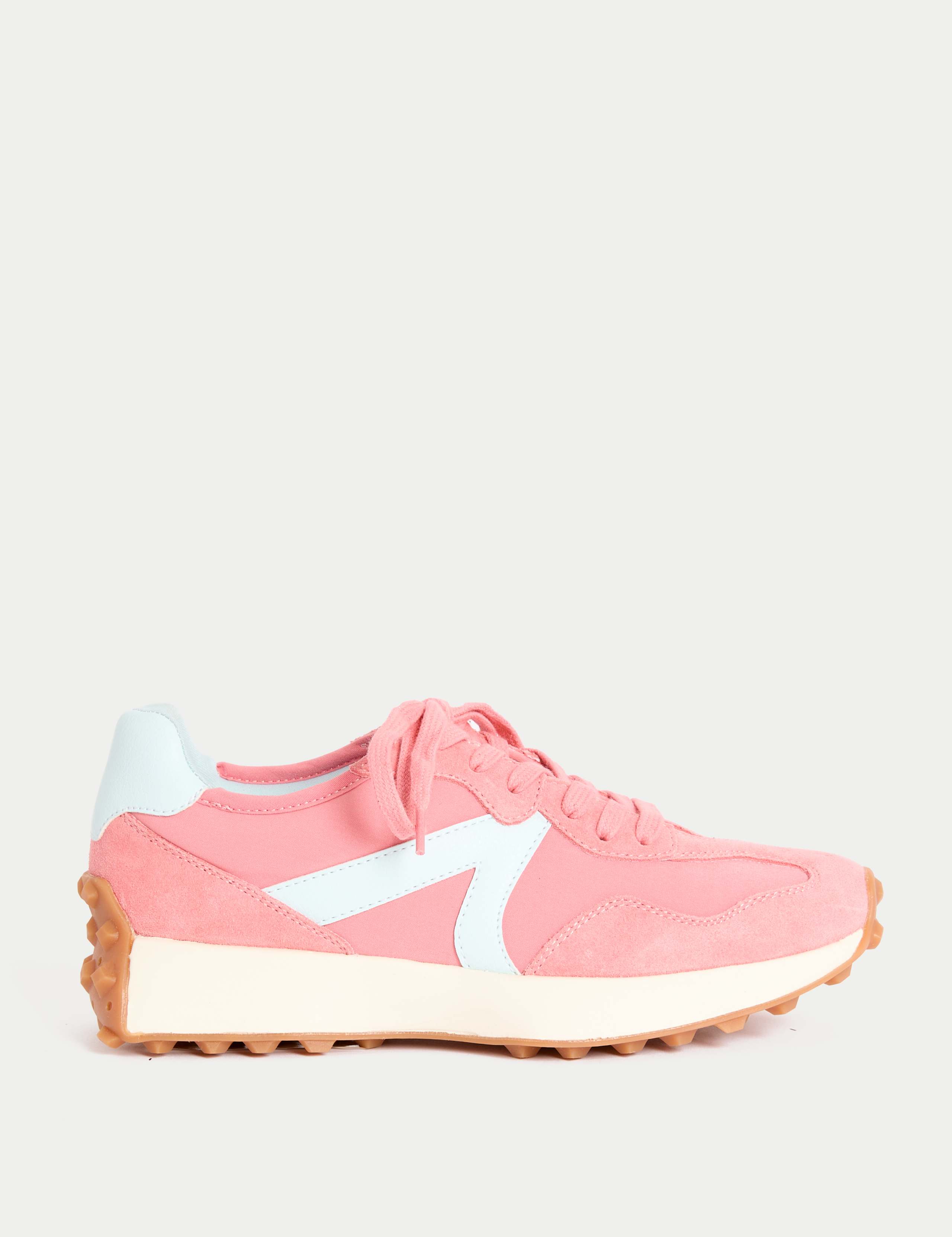 Leather Side Detail Trainers