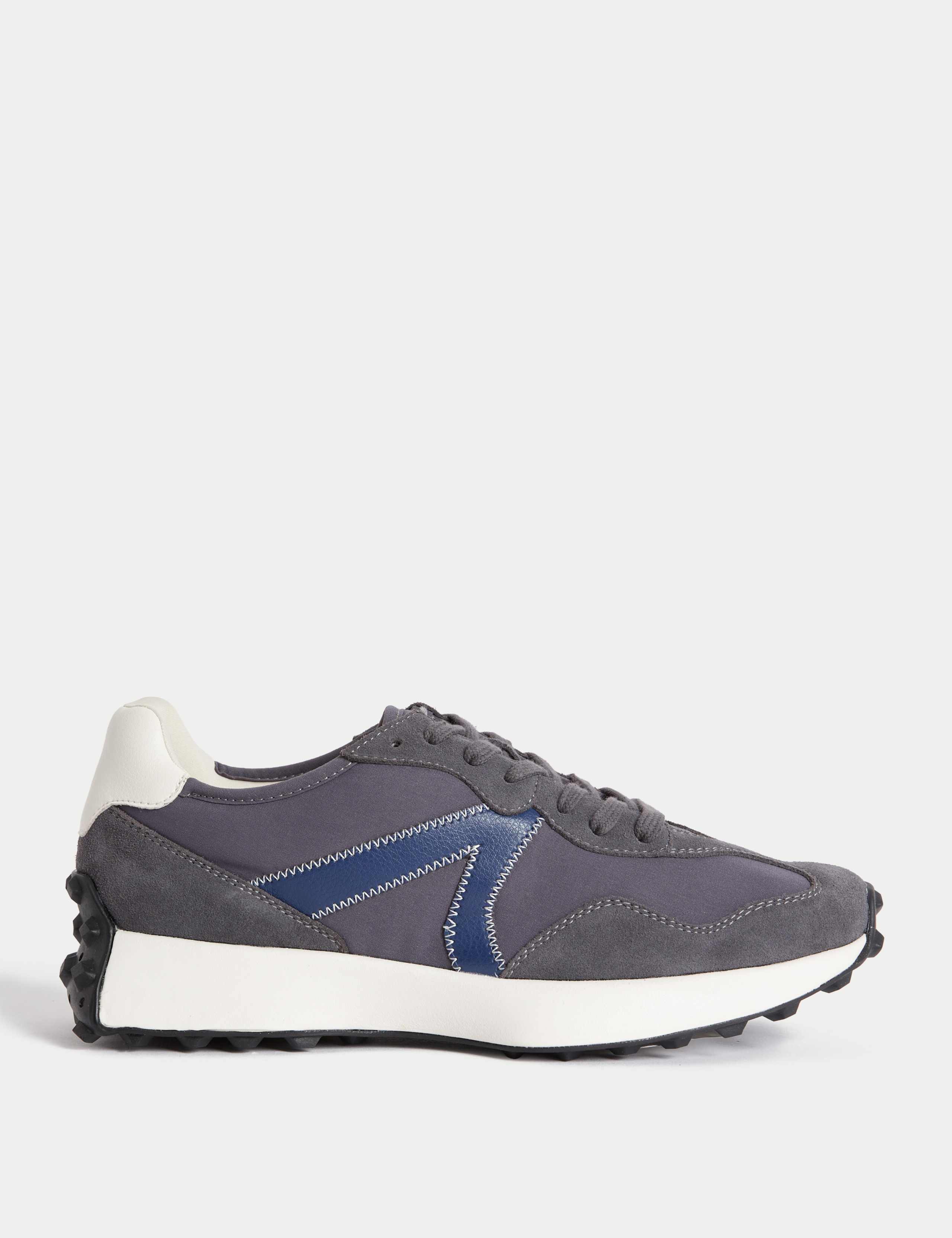 Leather Side Detail Trainers