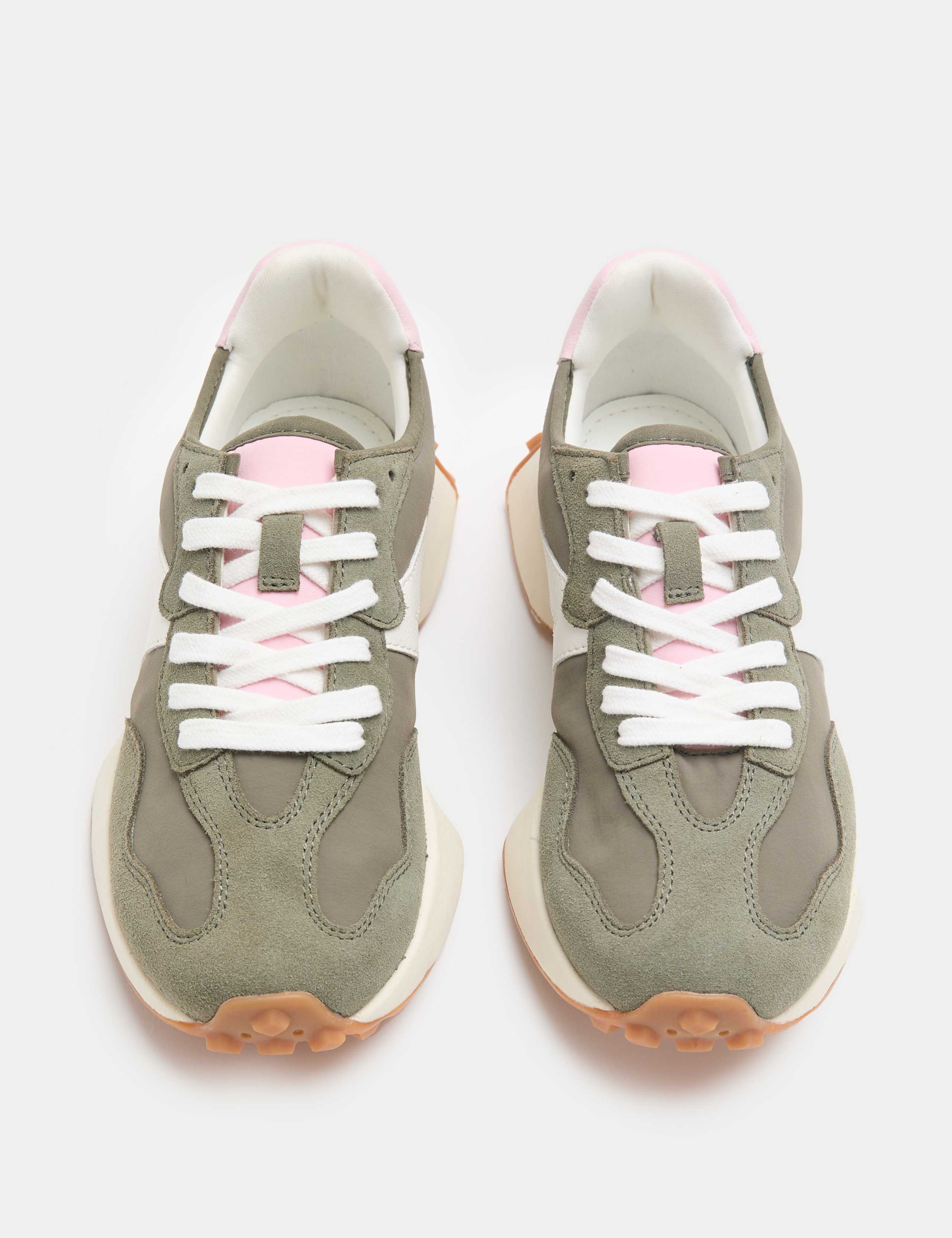 Leather Side Detail Trainers