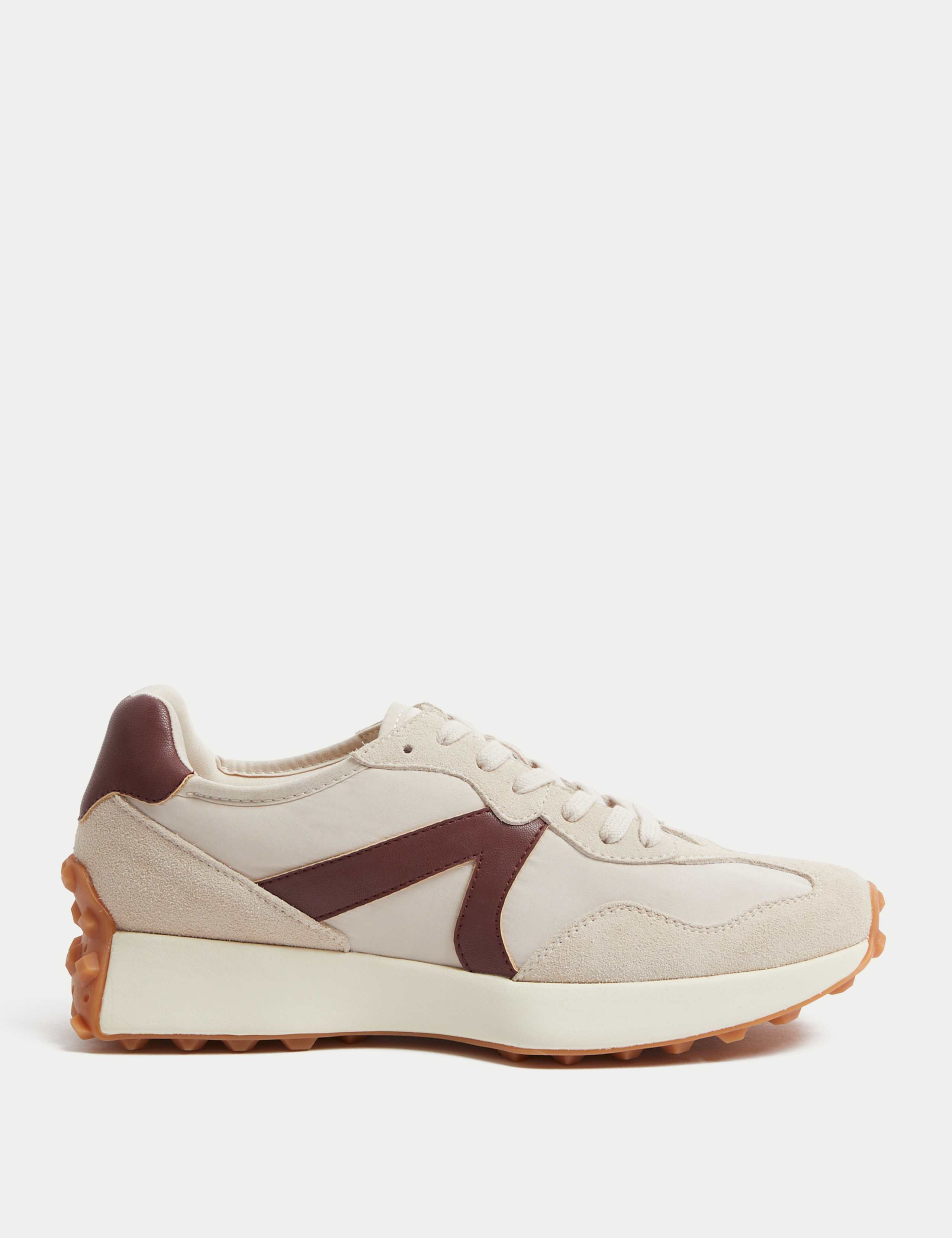 Leather Side Detail Trainers