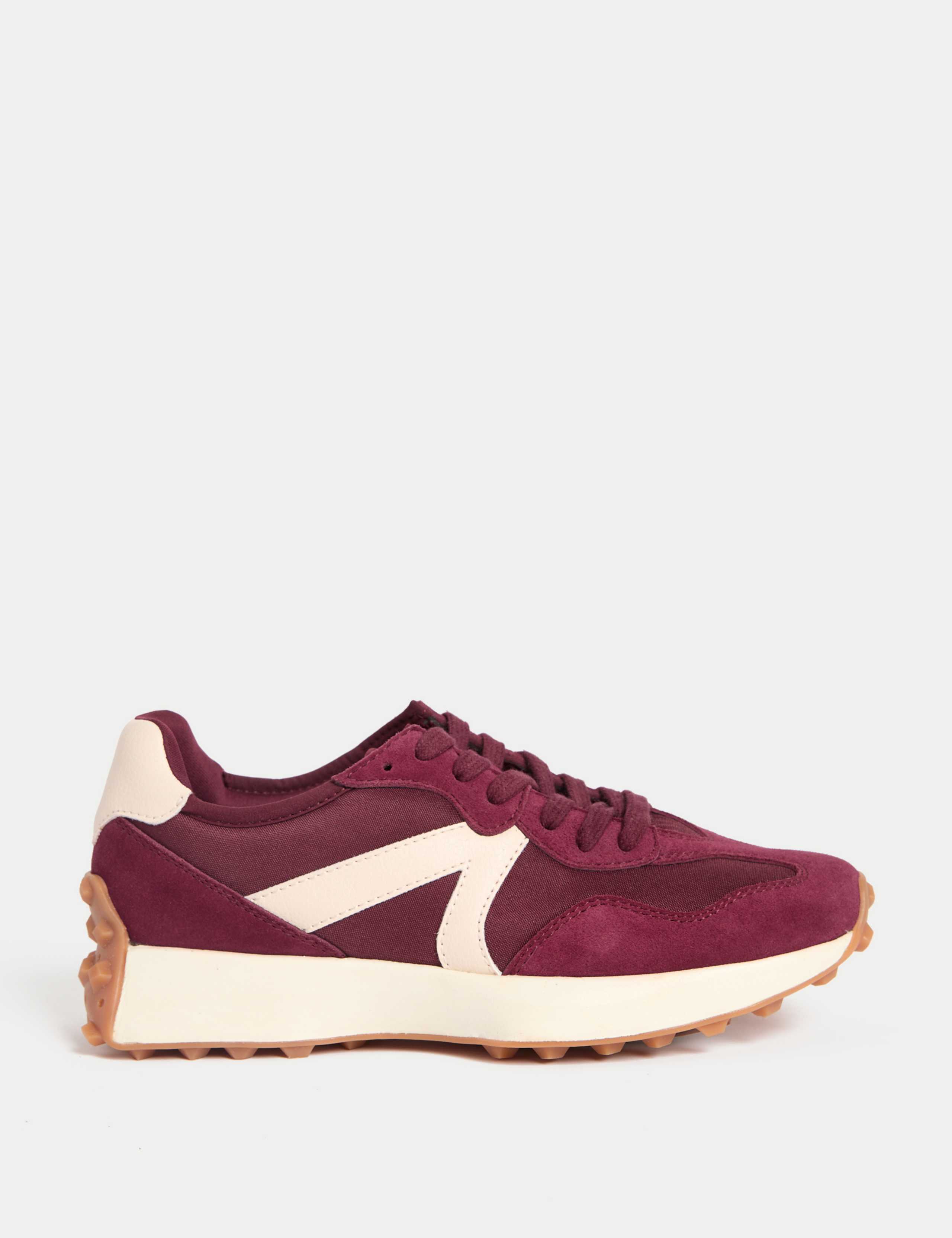 Leather Side Detail Trainers