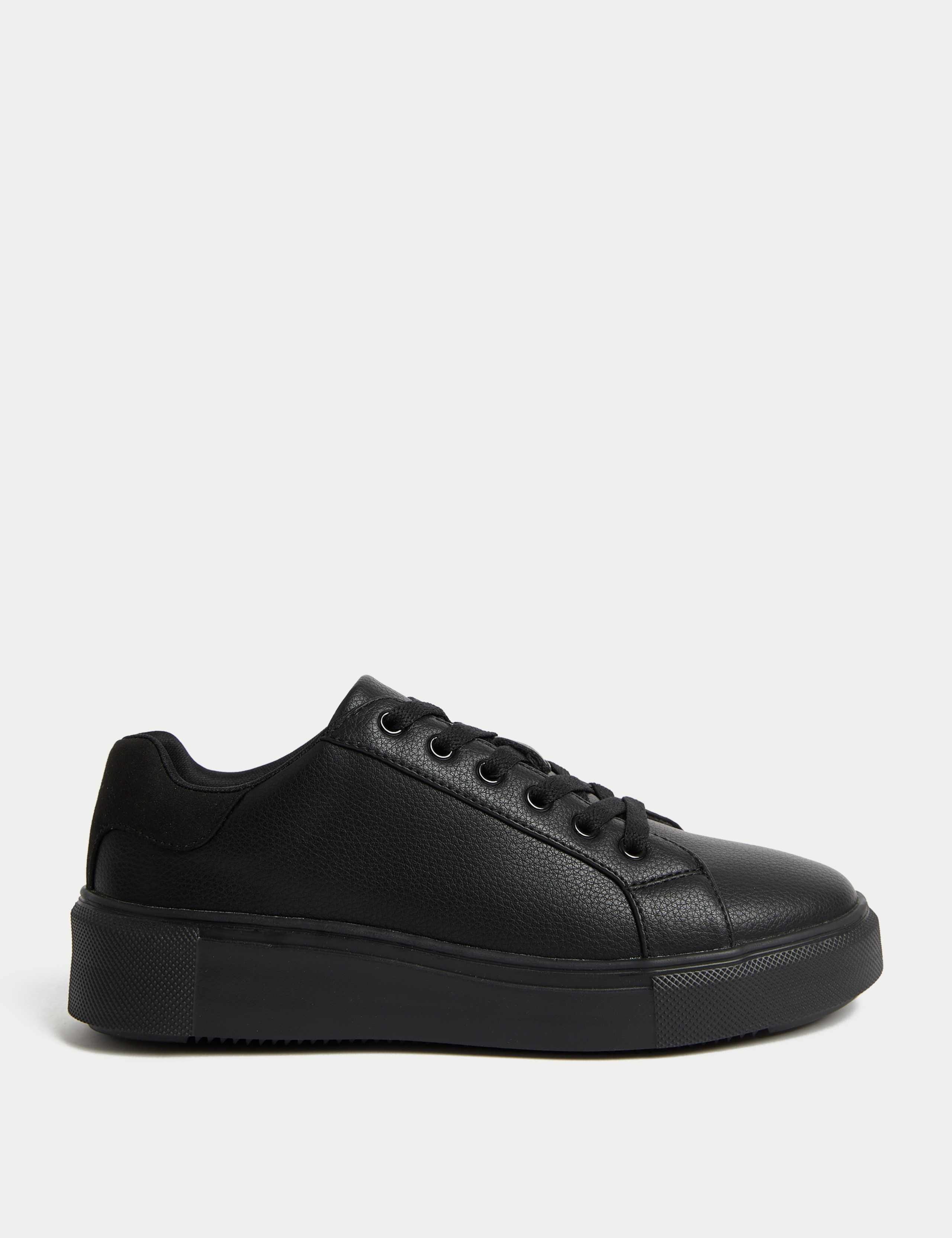 Lace Up Platform Trainers