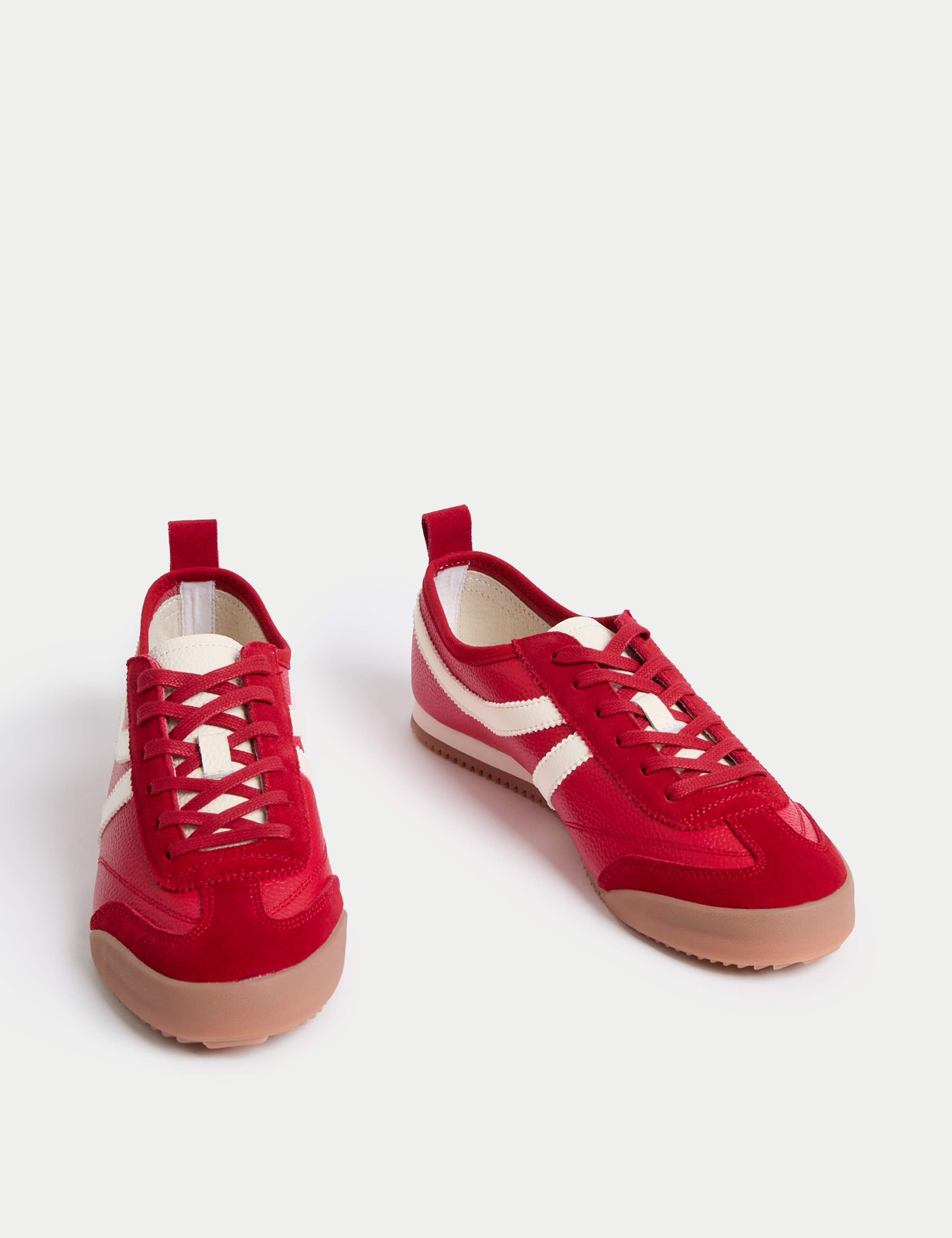 Leather Stripe Trainers