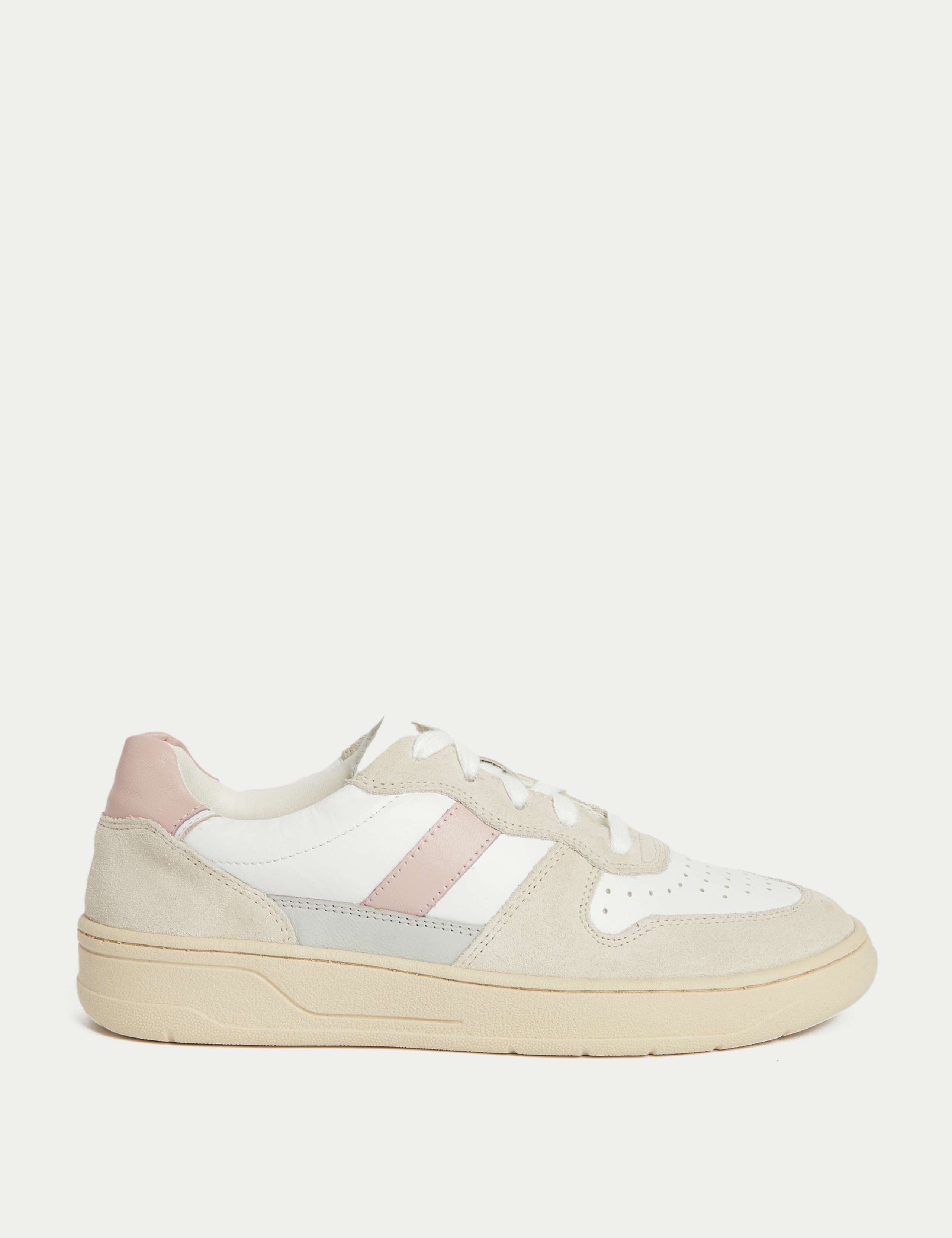Leather Side Detail Trainers