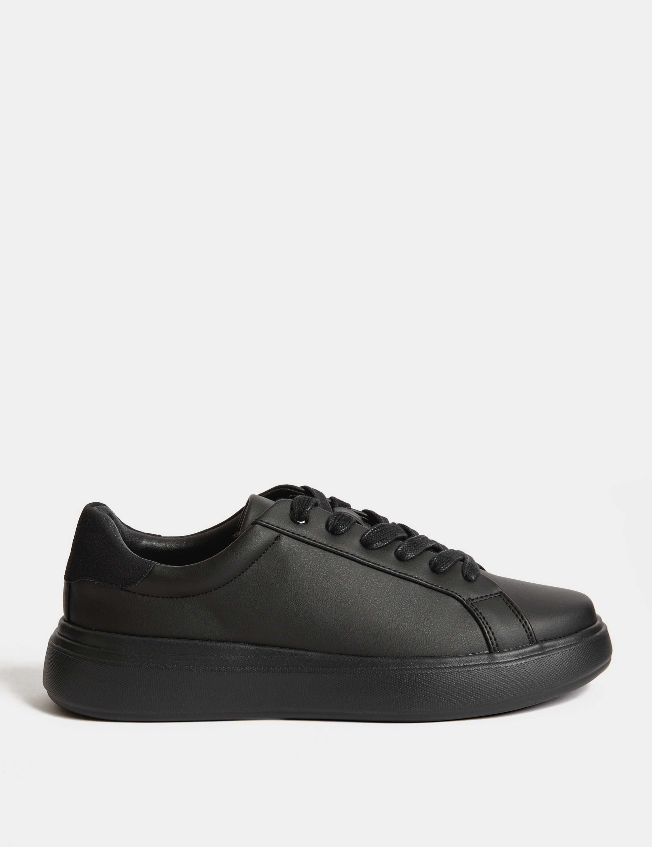 Lace Up Platform Trainers