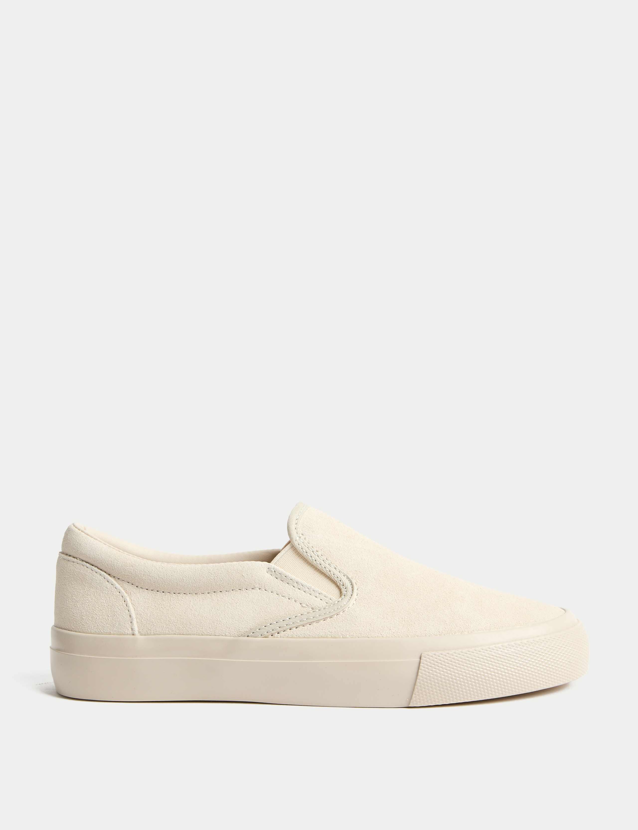 Suede Slip On Trainers