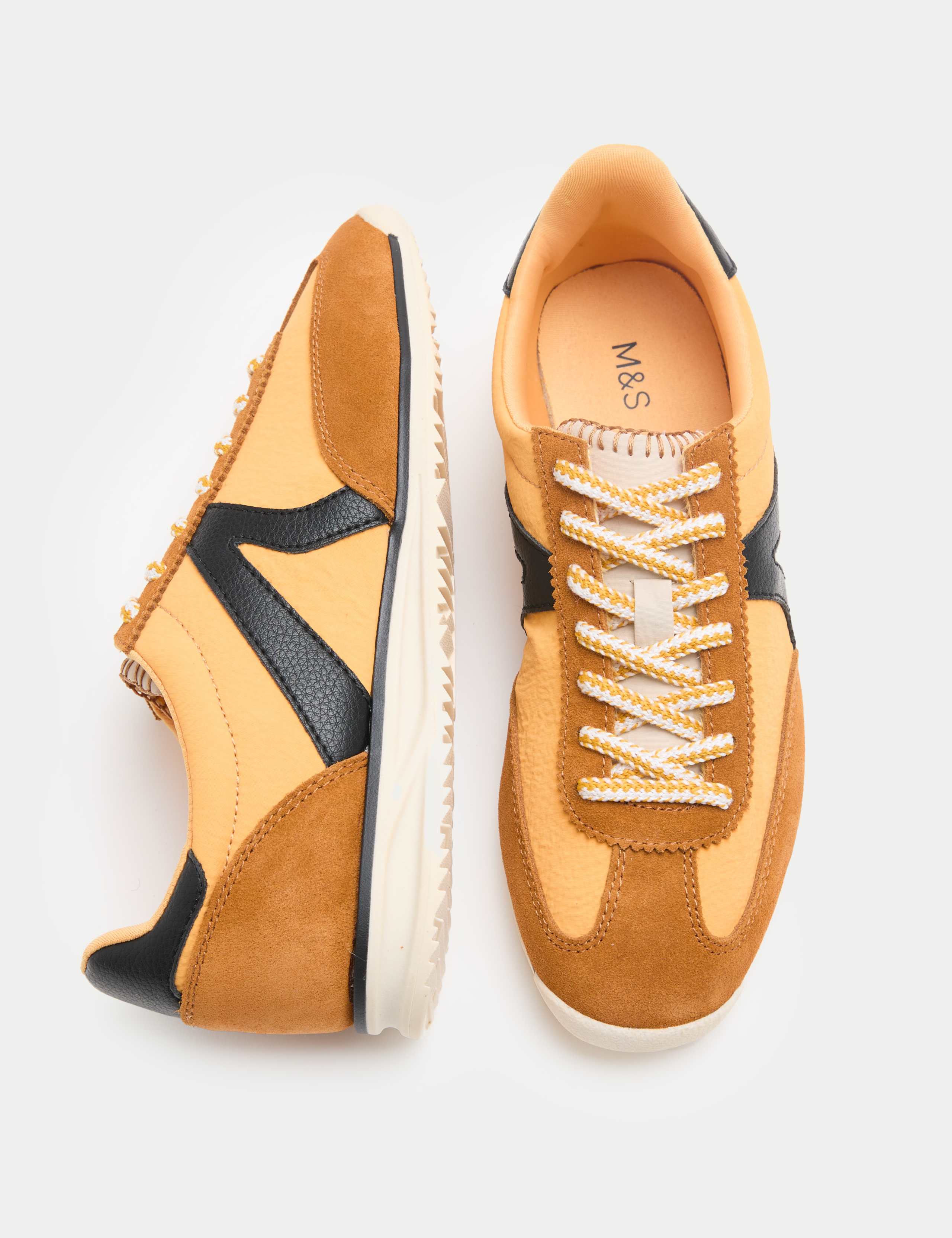 Suede Side Detail Trainers