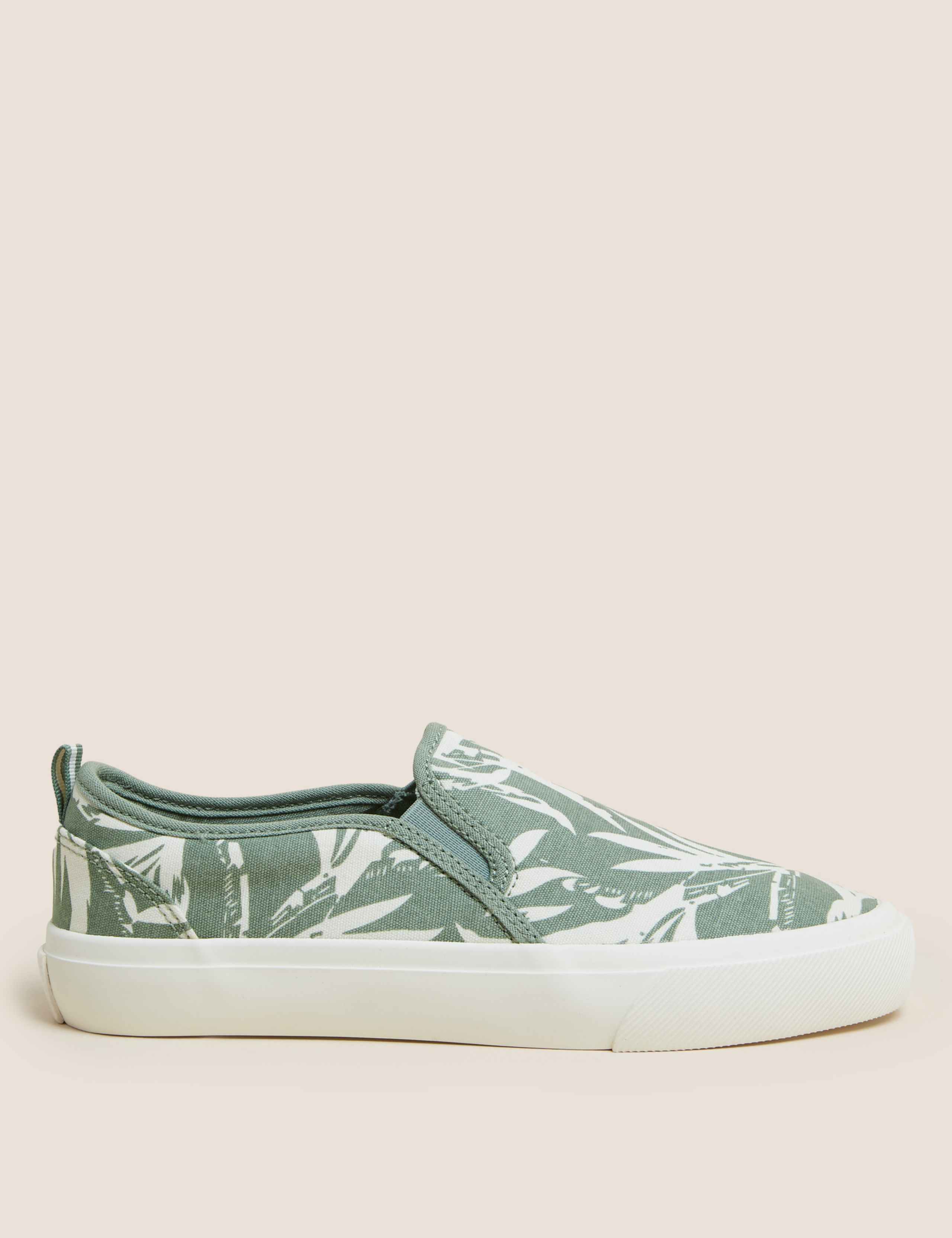 Canvas Slip On Trainers