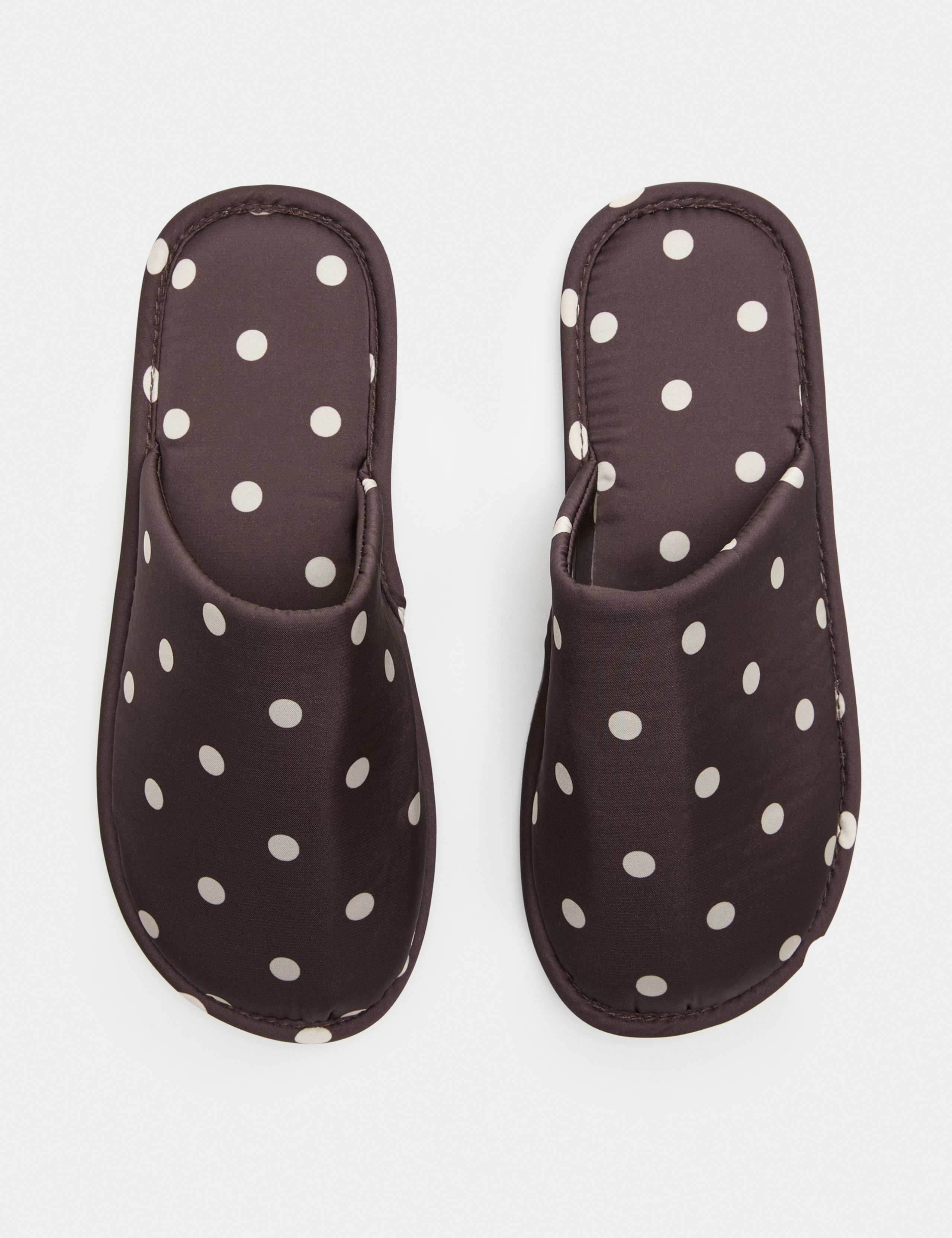 Polka Dot Mule Slippers