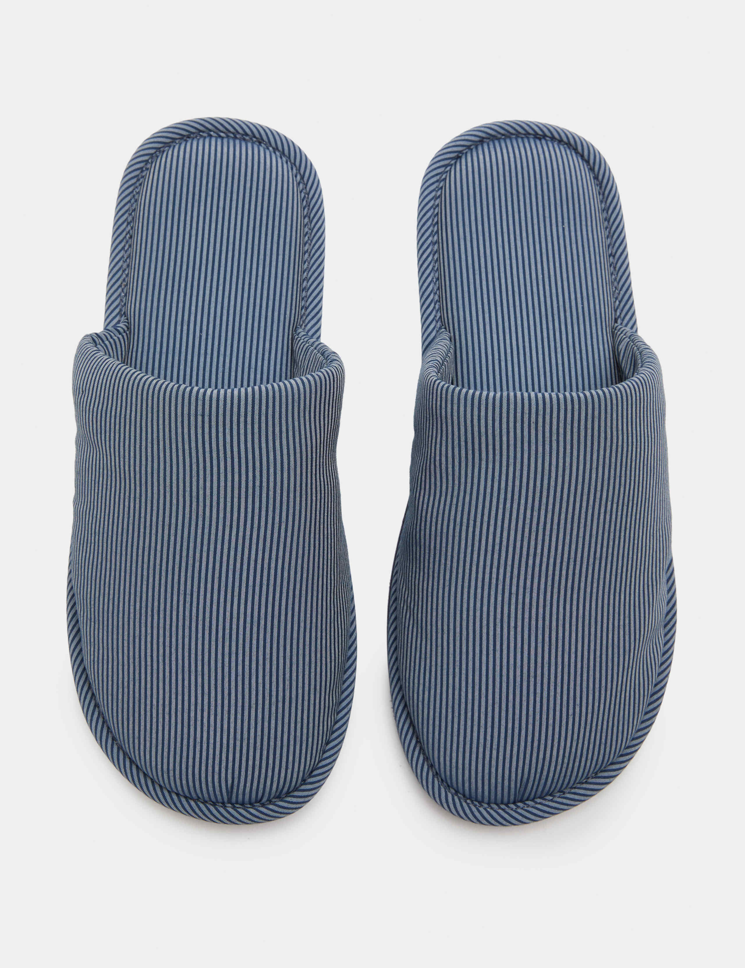 Striped Mule Slippers