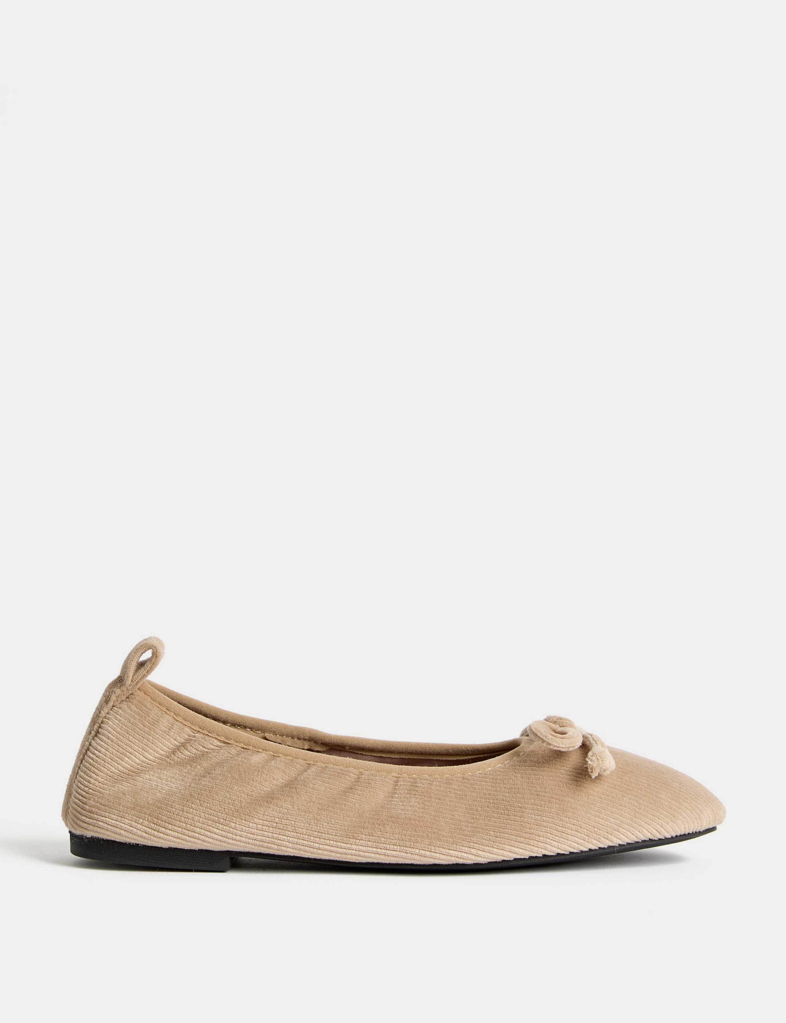 Bow Ballerina Slippers