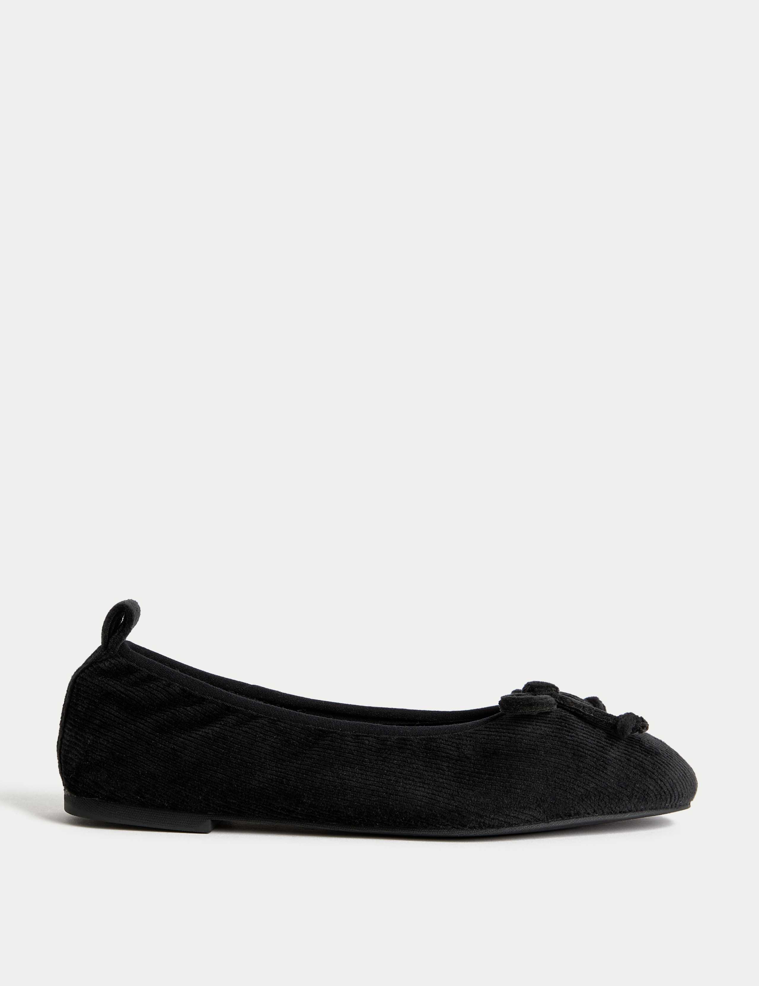 Bow Ballerina Slippers