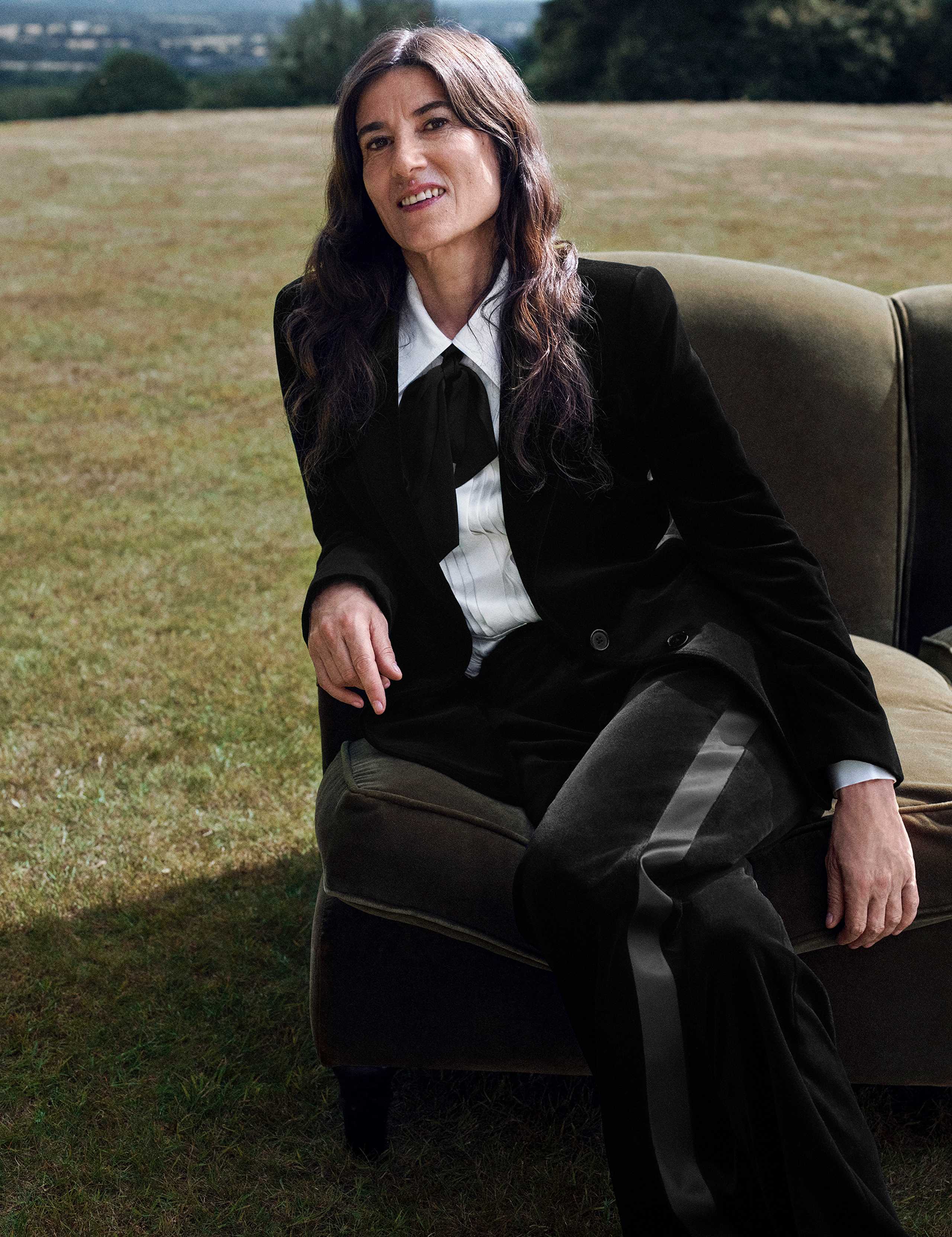 Velvet Straight Leg Trousers