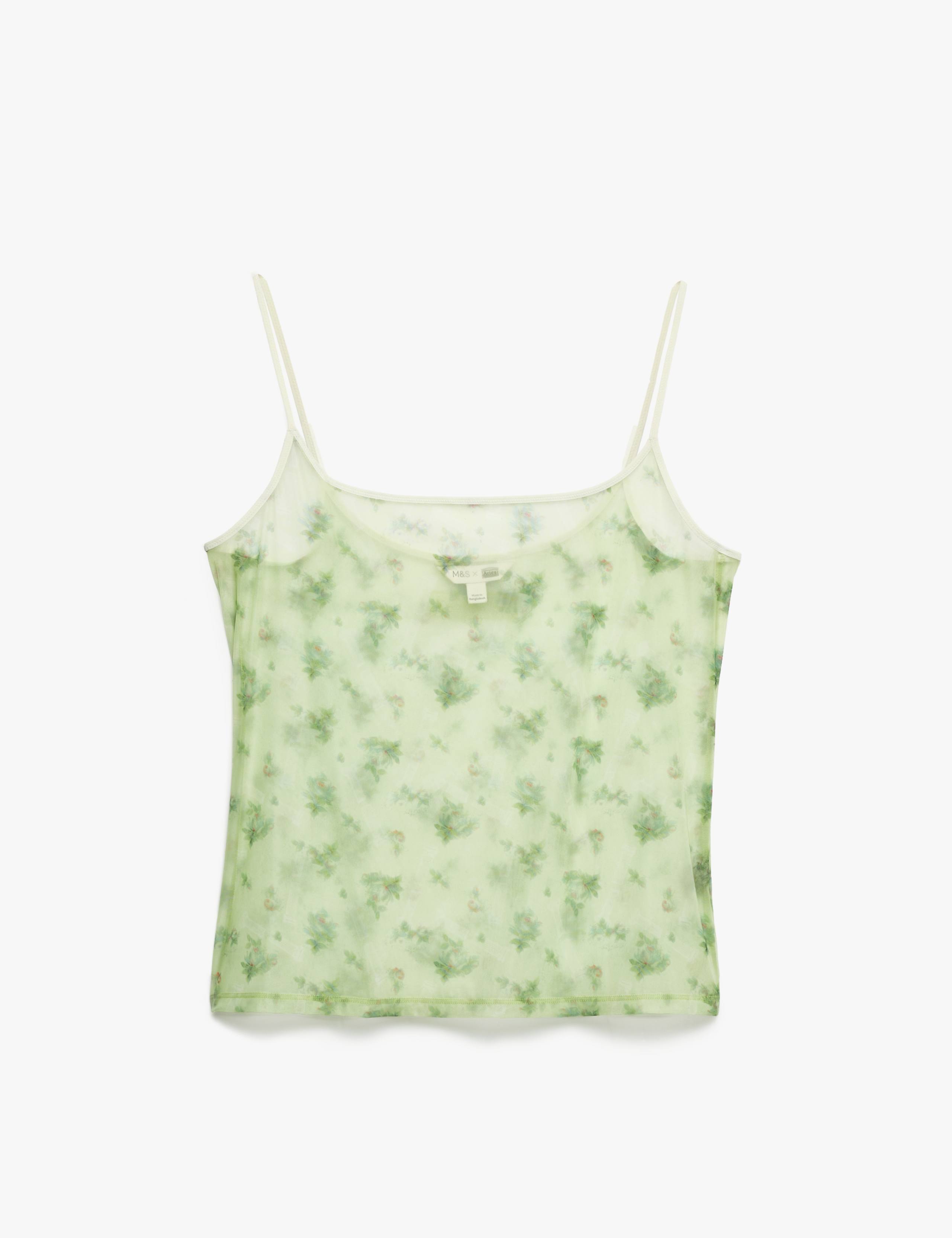 Sheer Floral Camisole