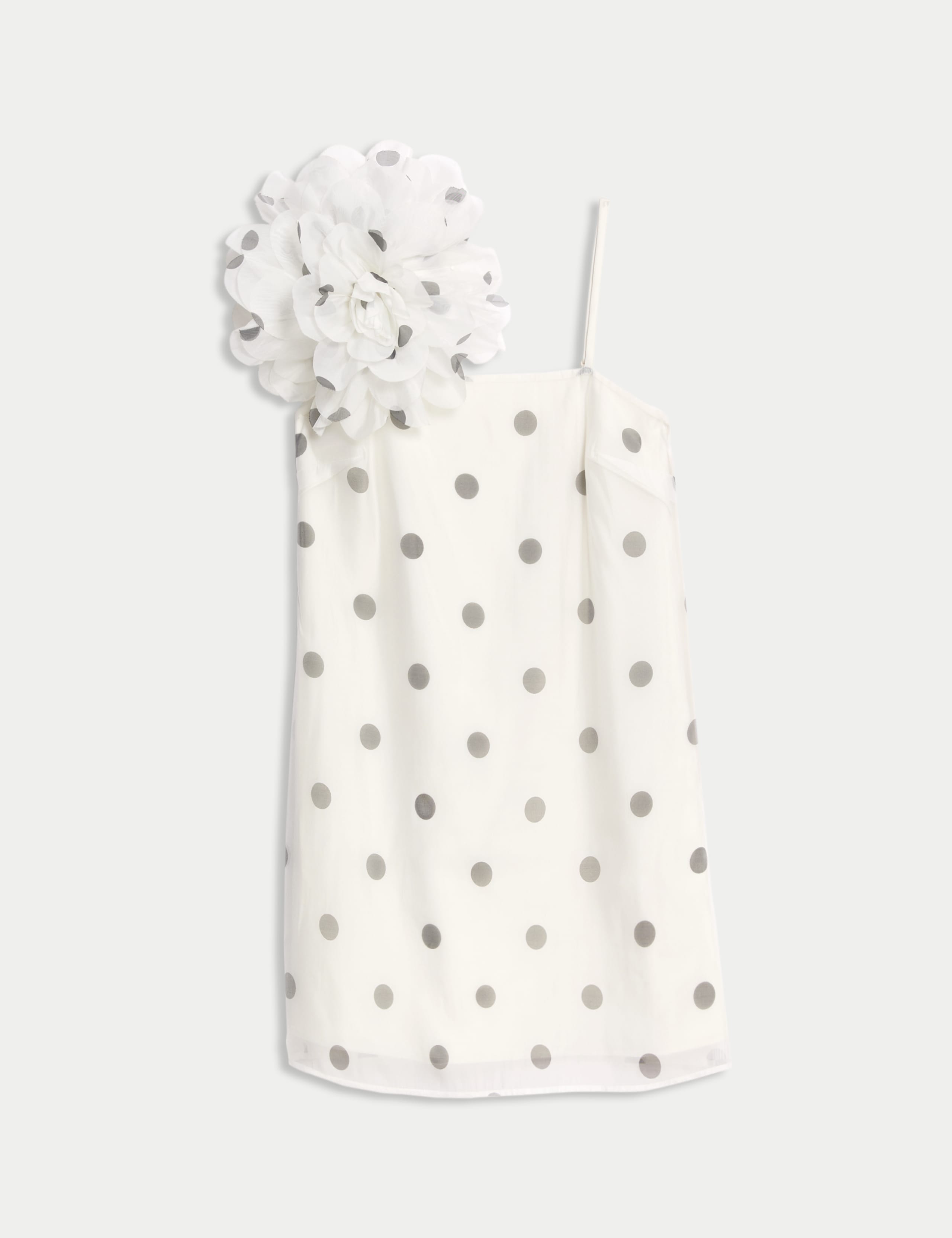 Polka Dot Square Neck Mini Column Dress