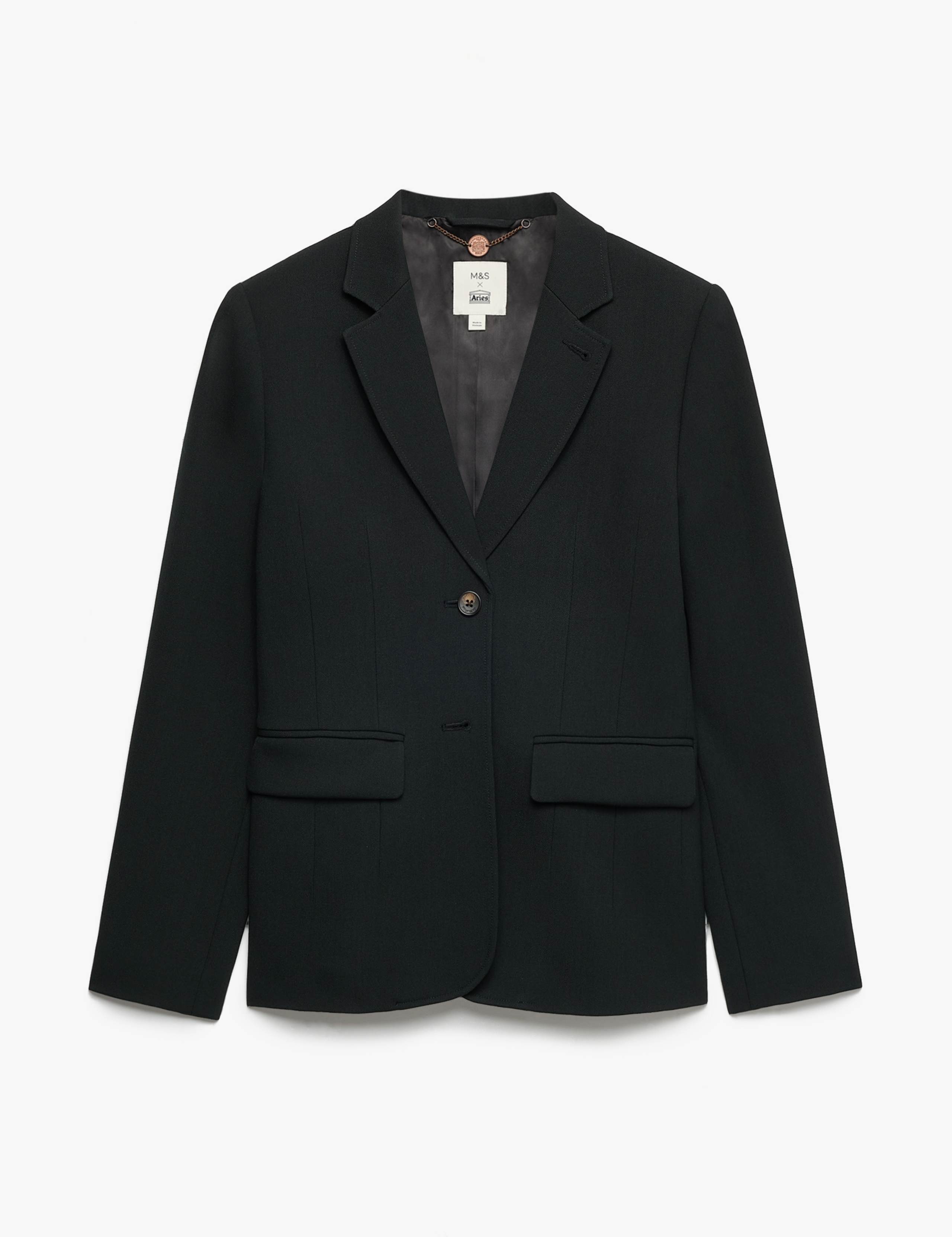 Wool Rich Tailored Blazer