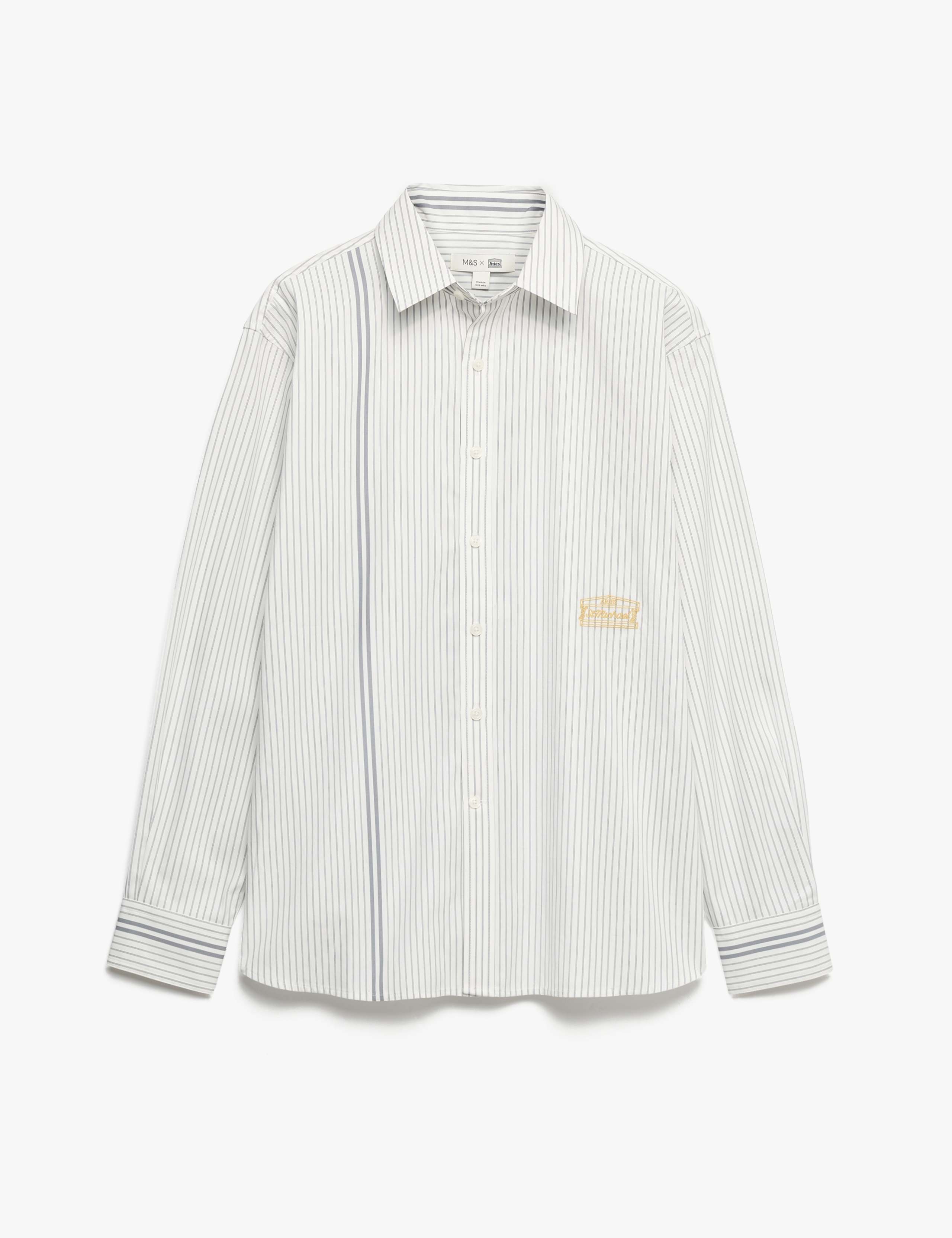 Pure Cotton Striped Shirt