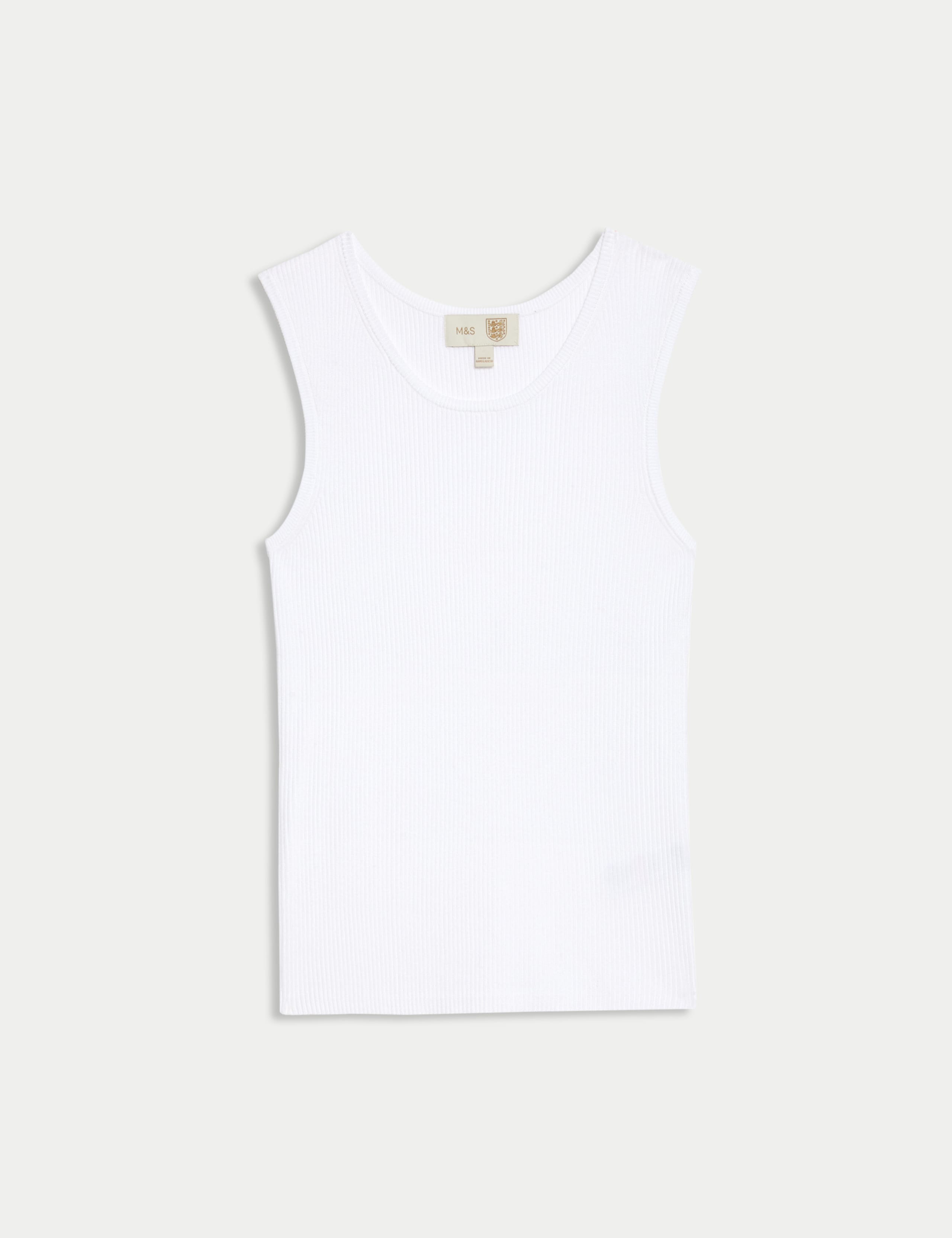 Ribbed Knitted Vest