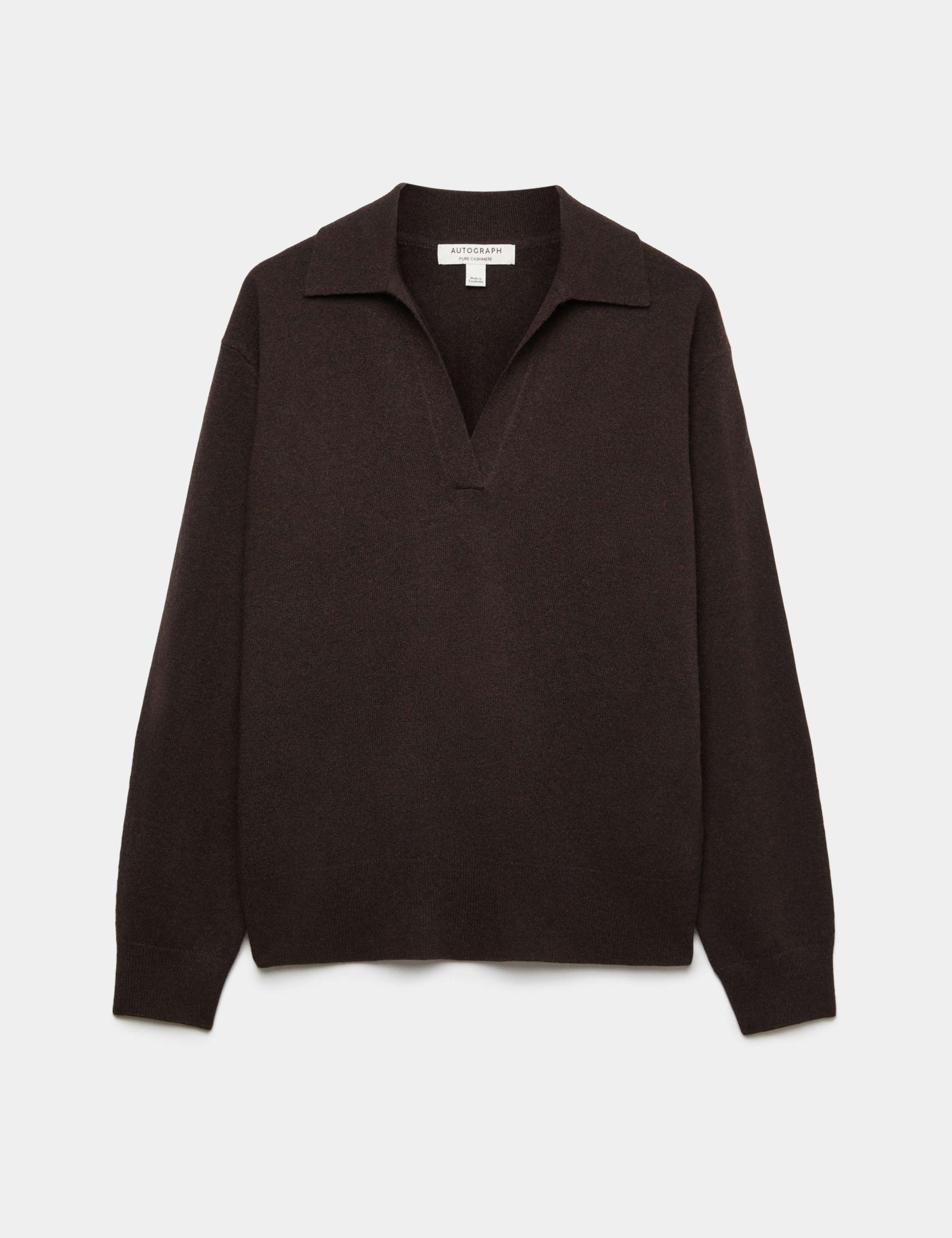Pure Cashmere Relaxed Fit Knitted Top