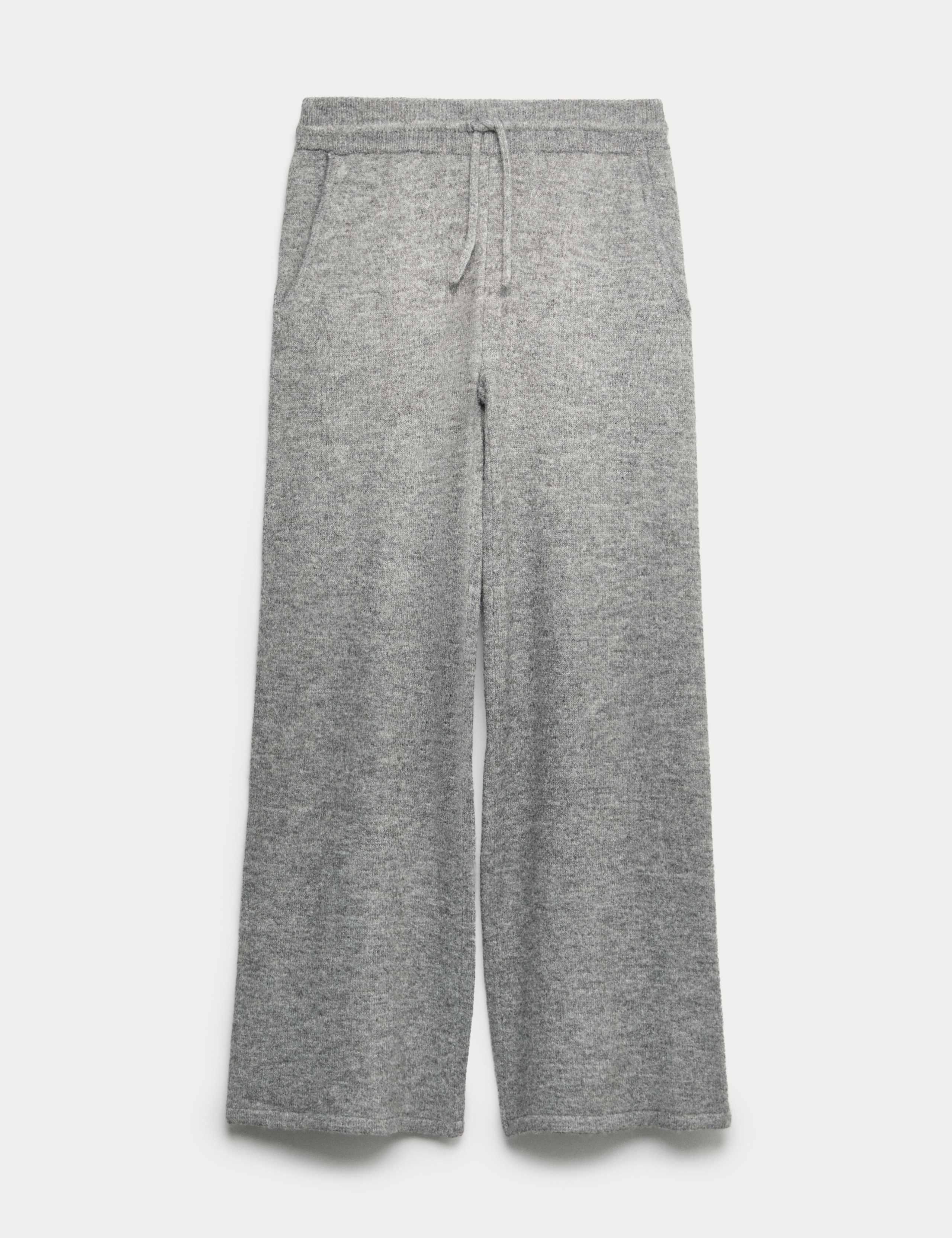 Wide Leg Knitted Trousers