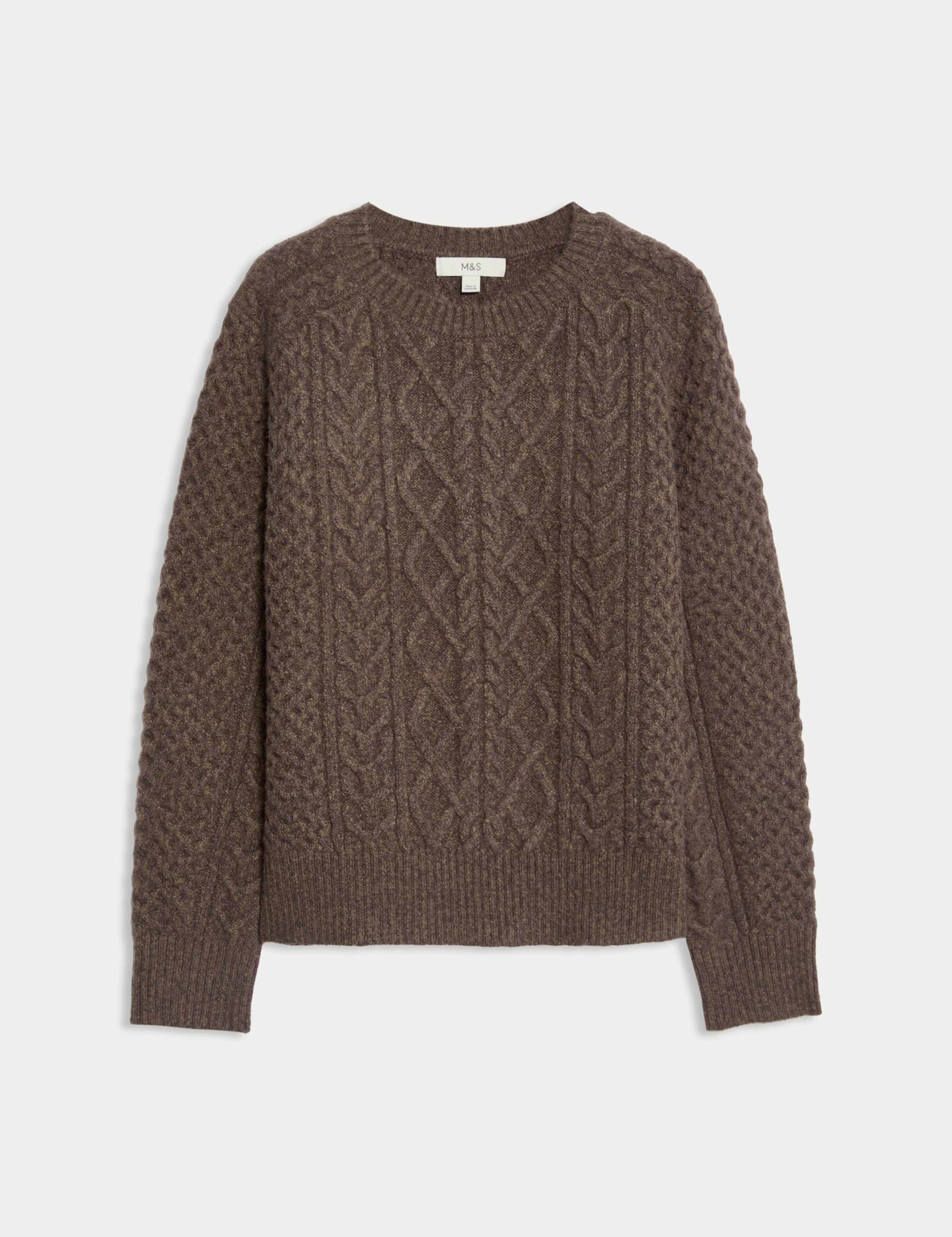Cable Knit Jumper with Cotton
