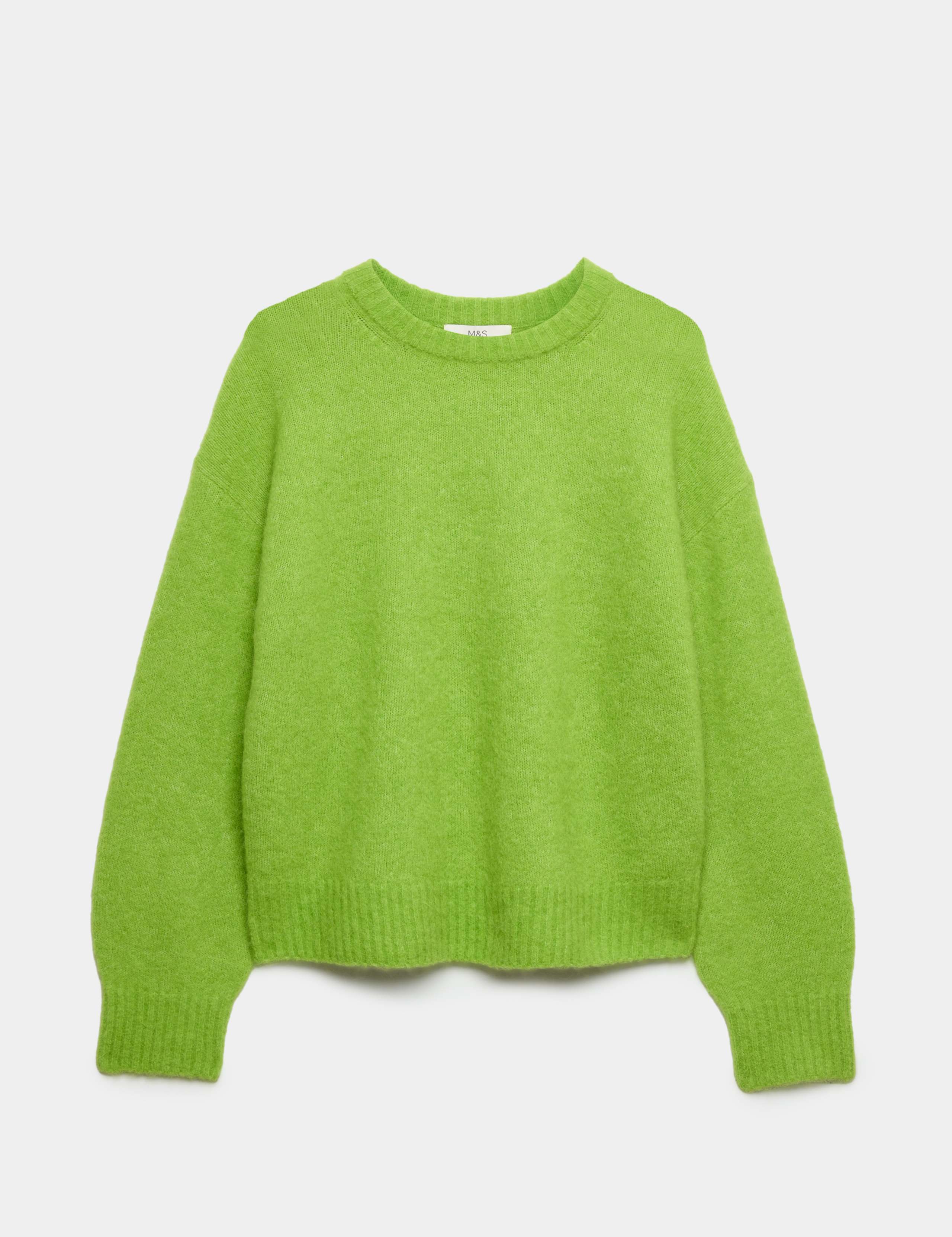 Alpaca Blend Textured Relaxed Jumper