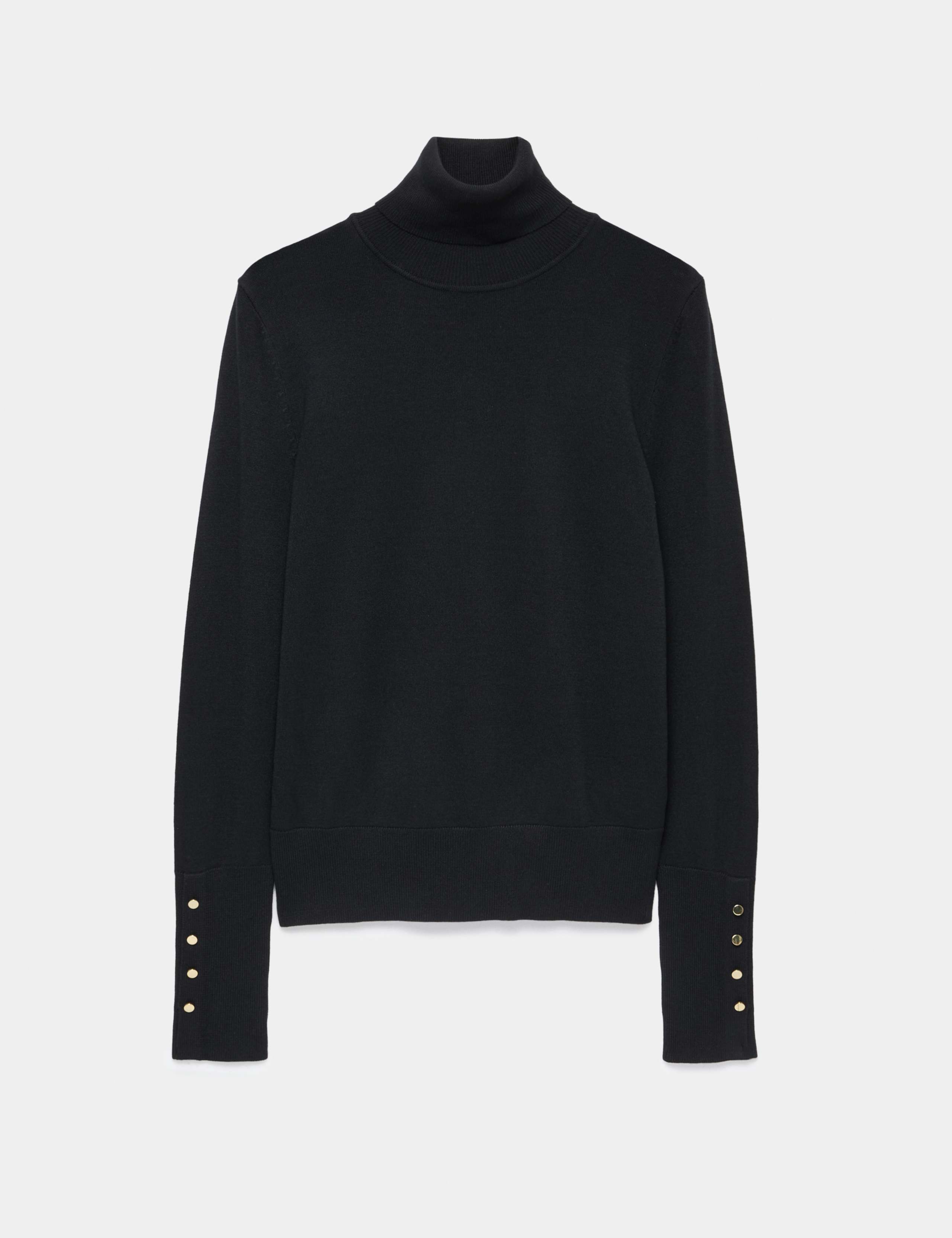Slim Fit Roll Neck Fitted Jumper