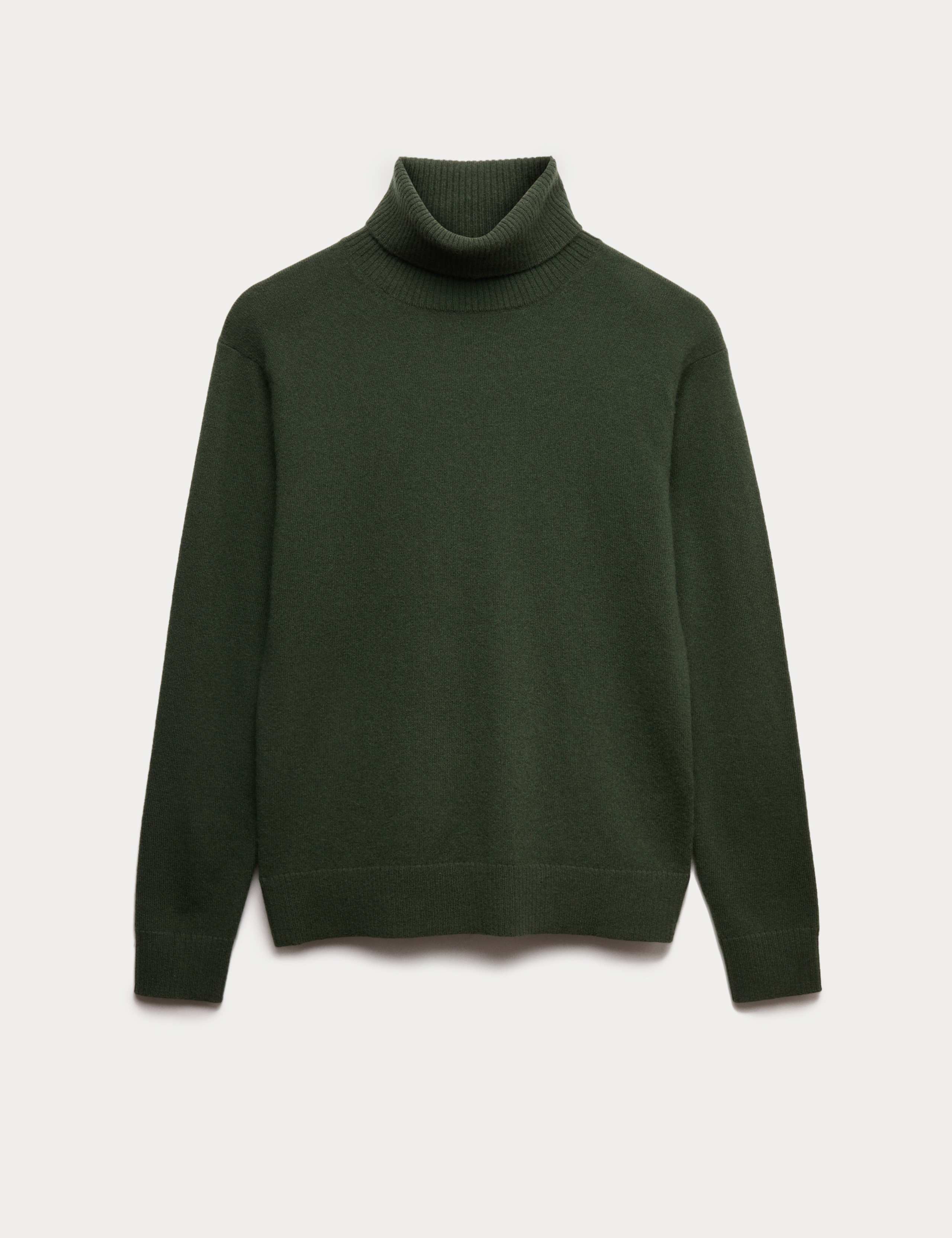 Pure Cashmere Roll Neck Jumper