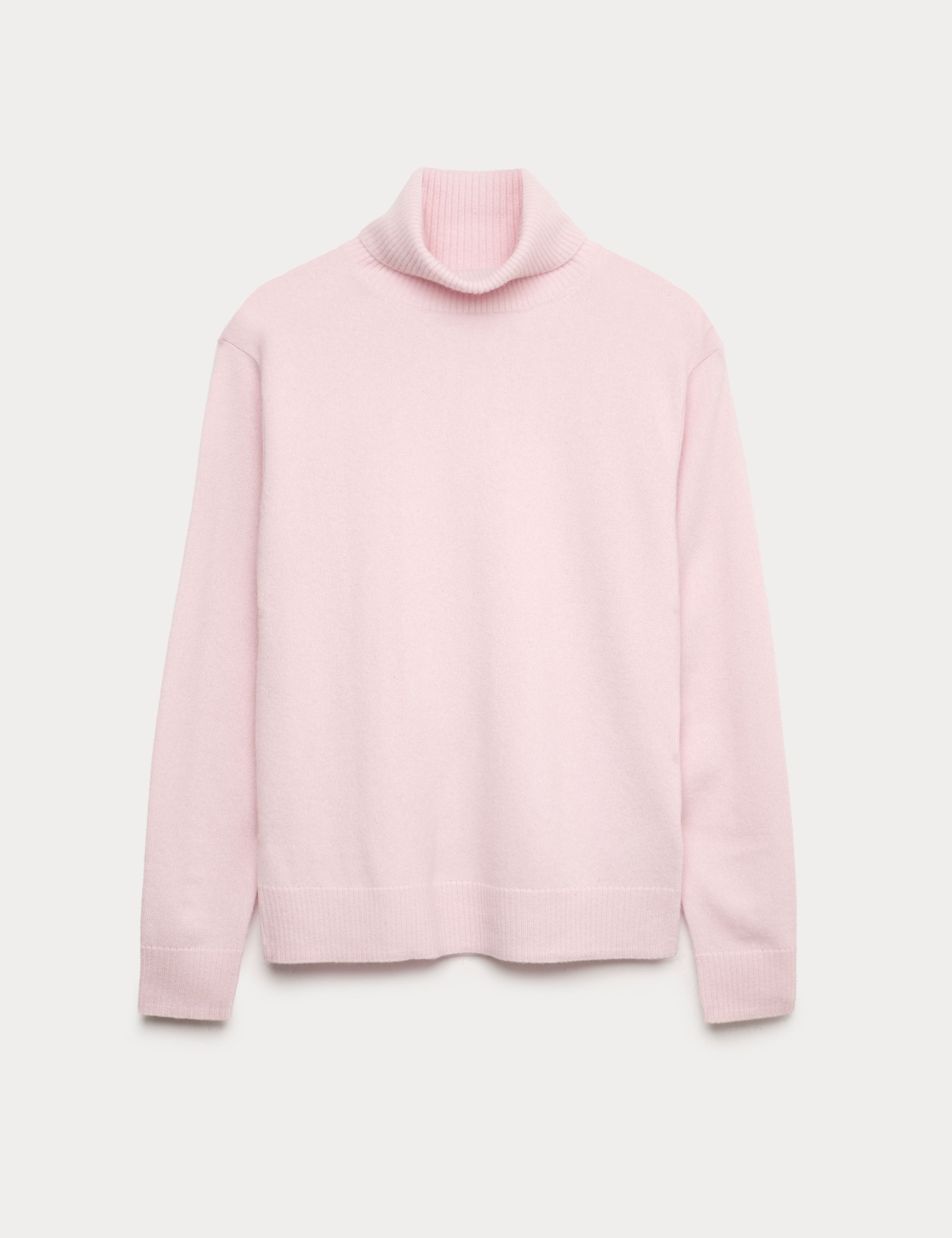 Pure Cashmere Roll Neck Jumper