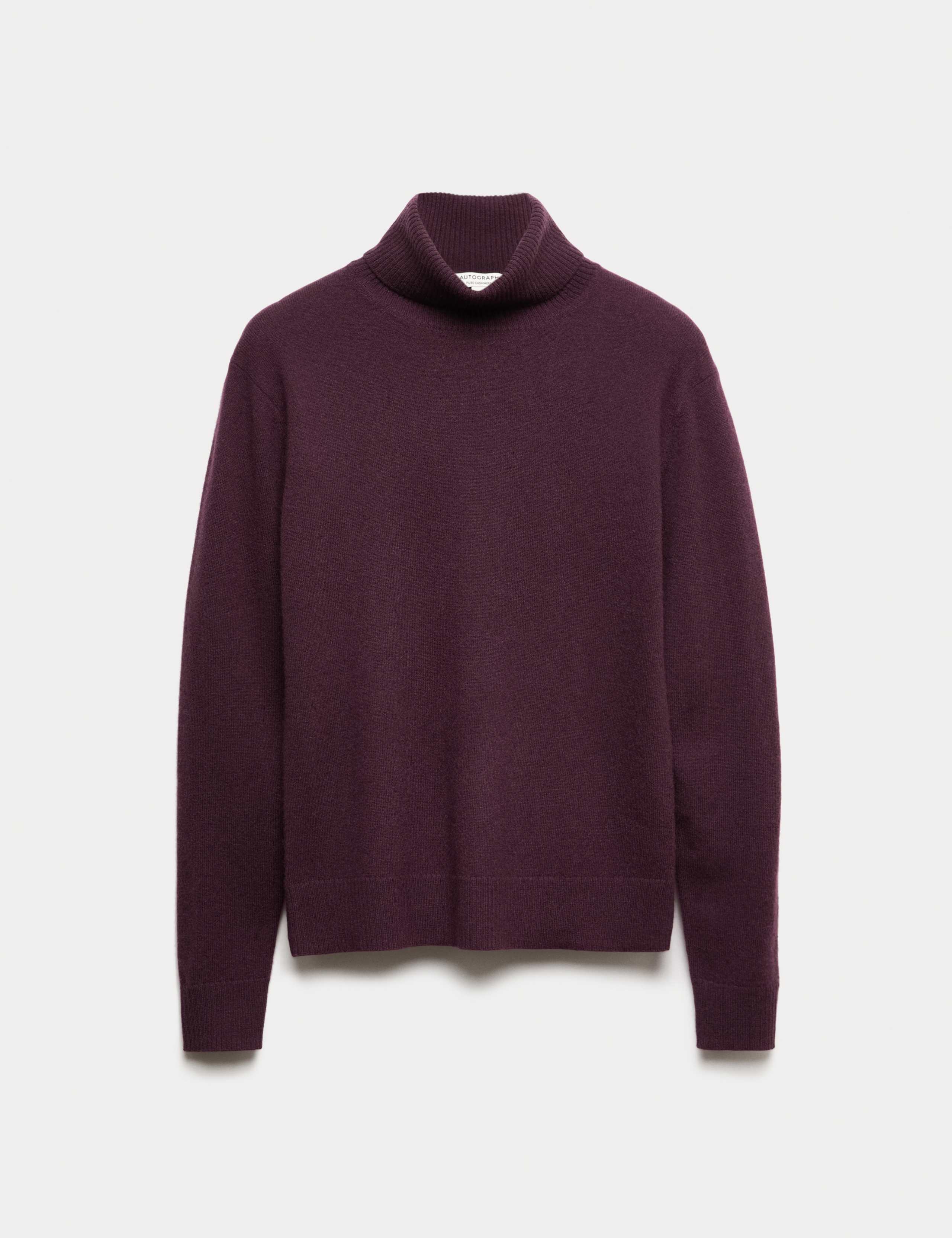 Pure Cashmere Roll Neck Jumper