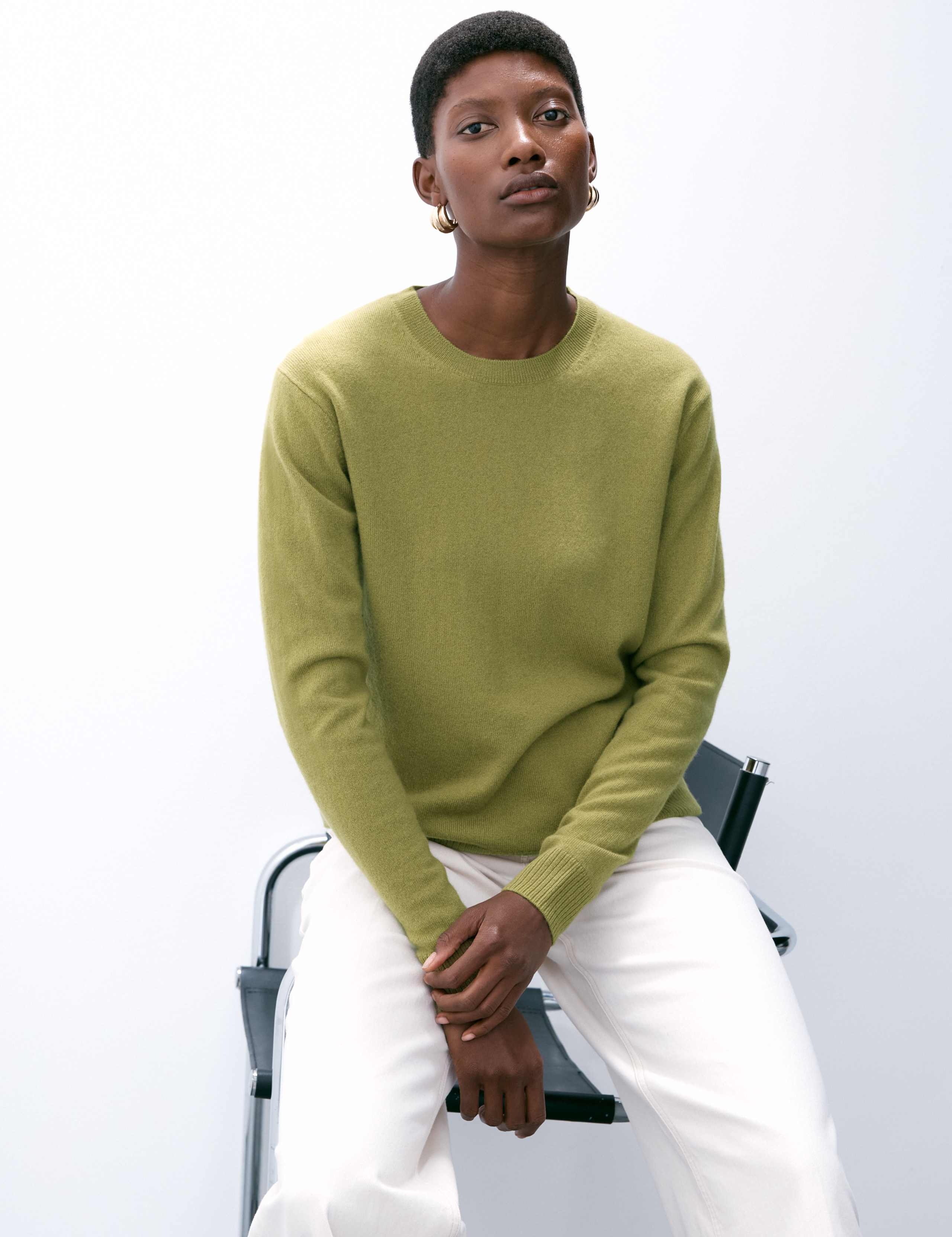 Pure Cashmere Crew Neck Jumper