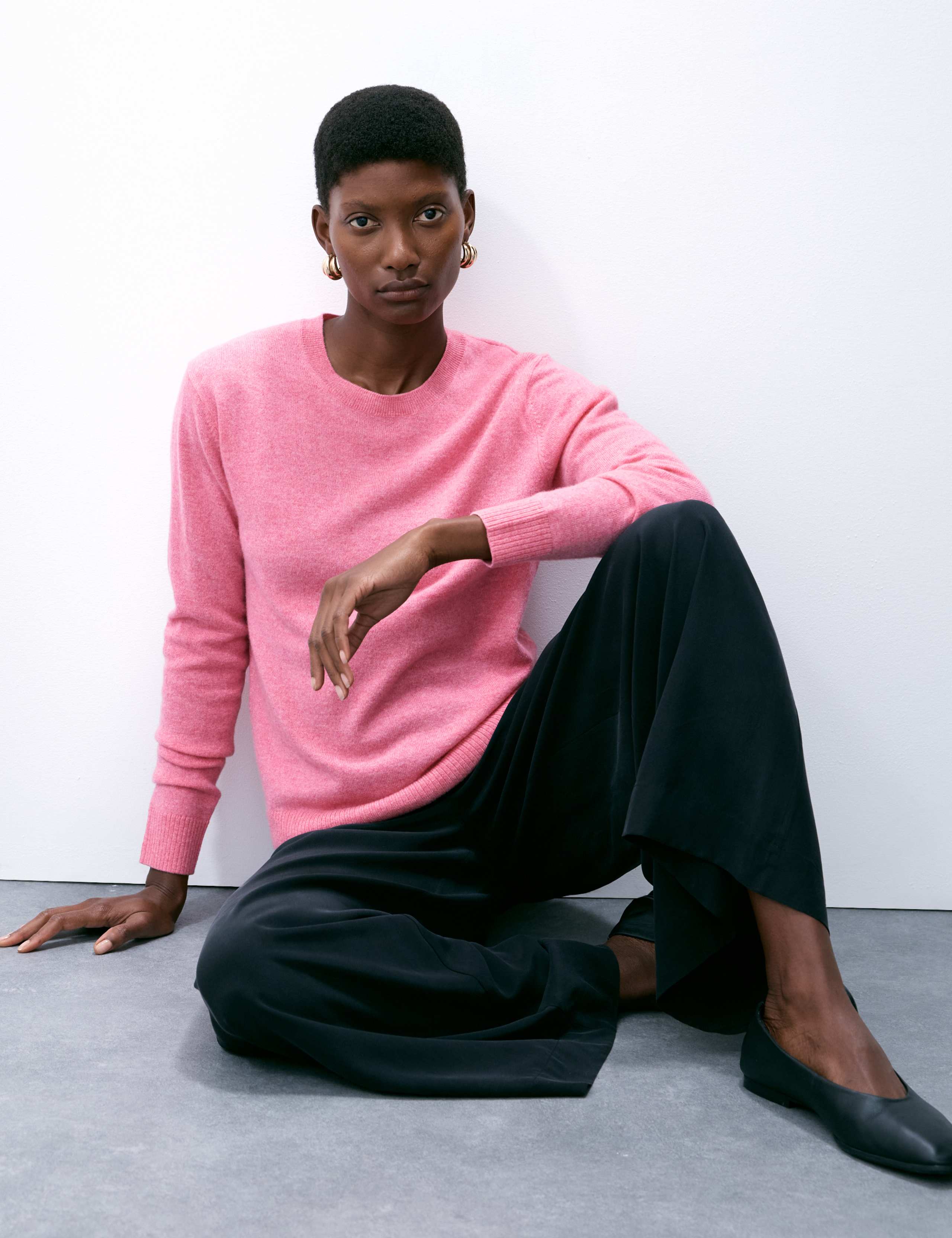 Pure Cashmere Crew Neck Jumper